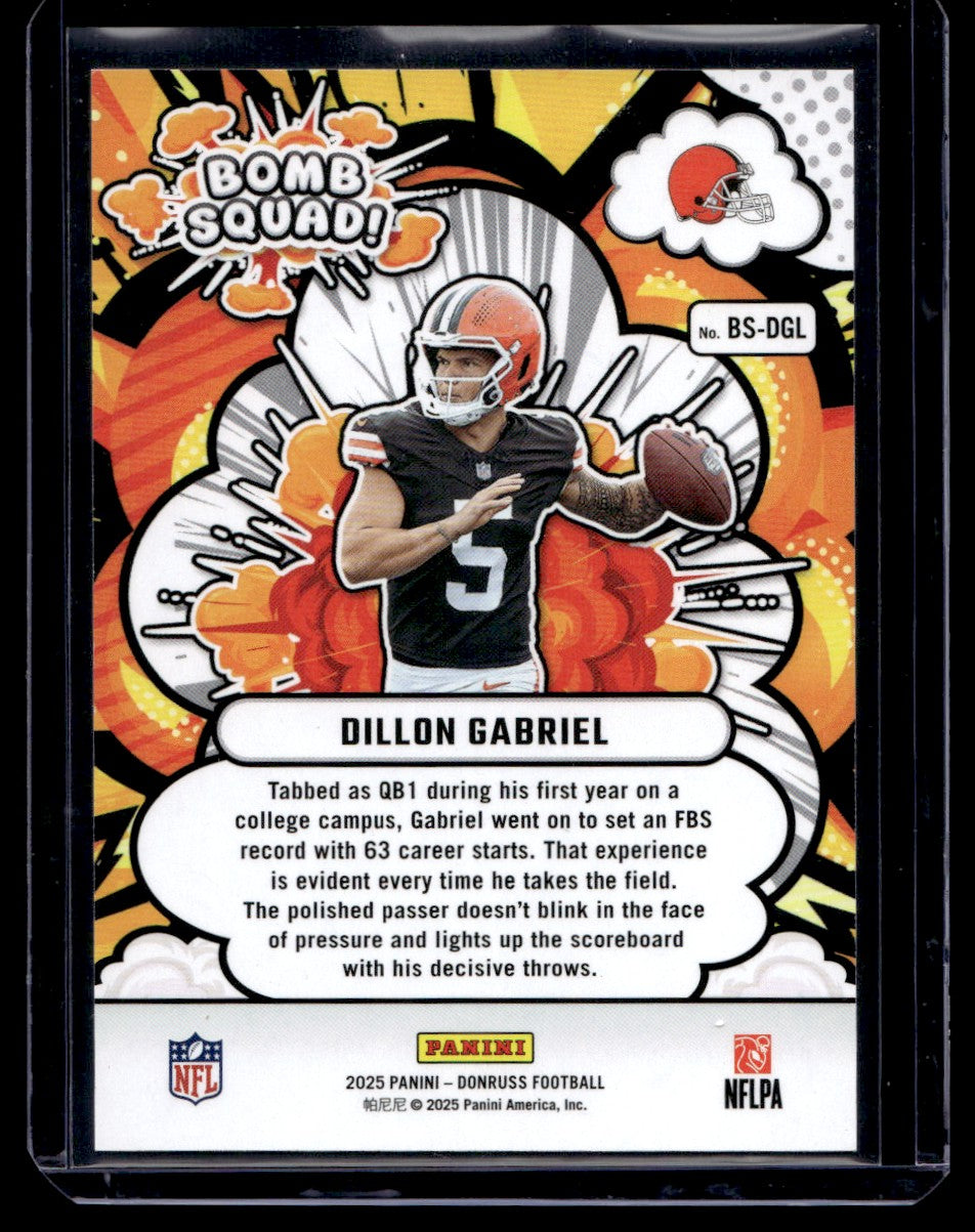 2025 Panini Donruss Bomb Squad Dillon Gabriel #BS-DGL /10