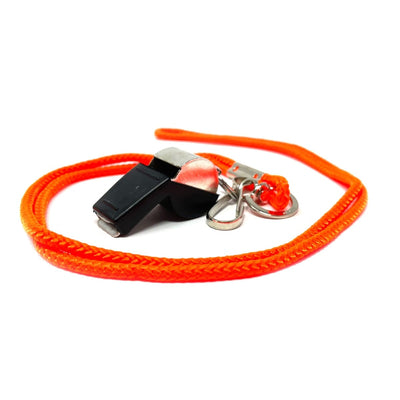 Franklin Sports Metal Whistle With Lanyard