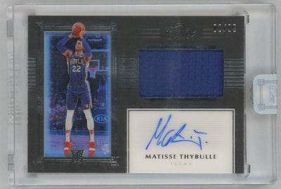 2019-20 Panini One and One Matisse Thybulle Premium Auto Jersey #PRJA-MTH /99