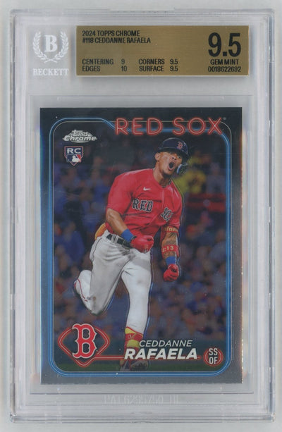 2024 Topps Chrome #118 Ceddanne Rafaela Rookie RC BGS 9.5