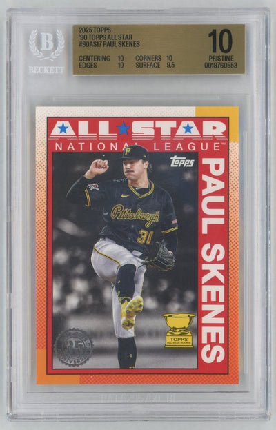 2025 Topps 1990 All Star #90AS-17 Paul Skenes BGS Pristine 10