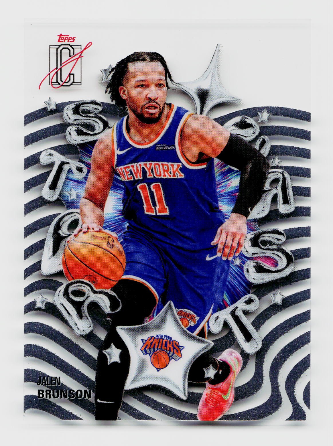 2026 Topps Signature Class #SC-4 Jalen Brunson Star Cast SSP