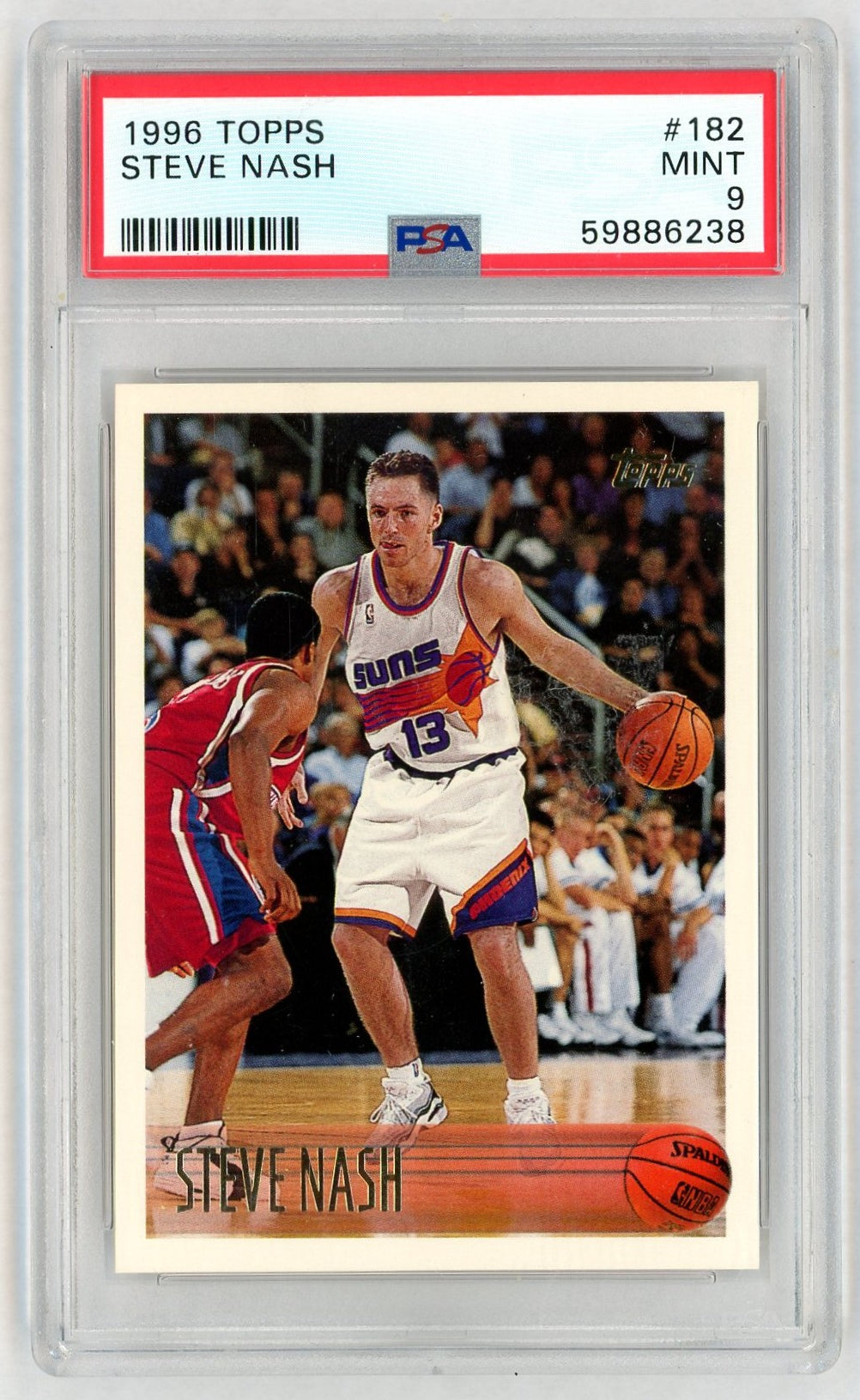 1996 Topps Steve Nash #182 PSA 9