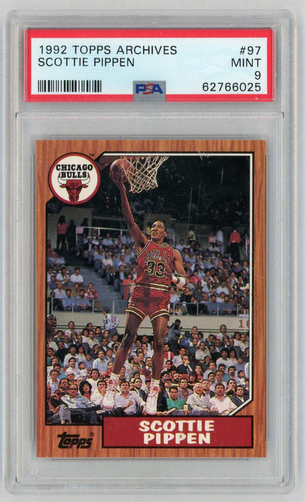 1992 Topps Archives Scottie Pippen #97 PSA 9