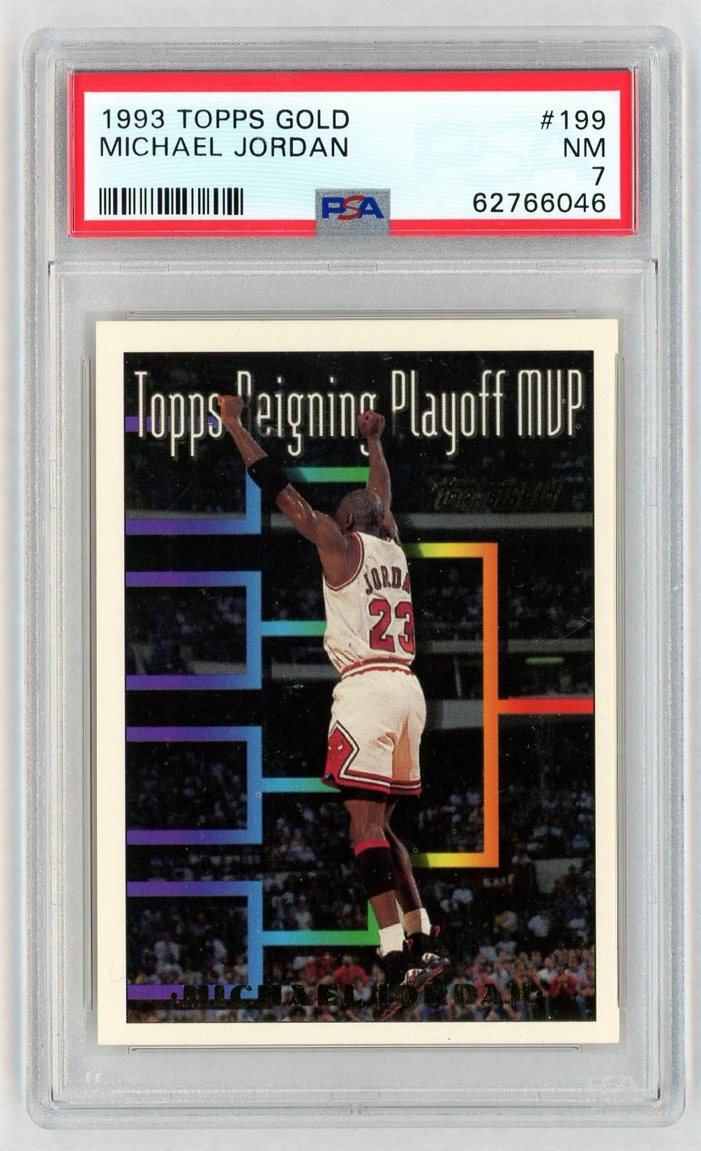 1993 Topps Gold Michael Jordan #199 PSA 7