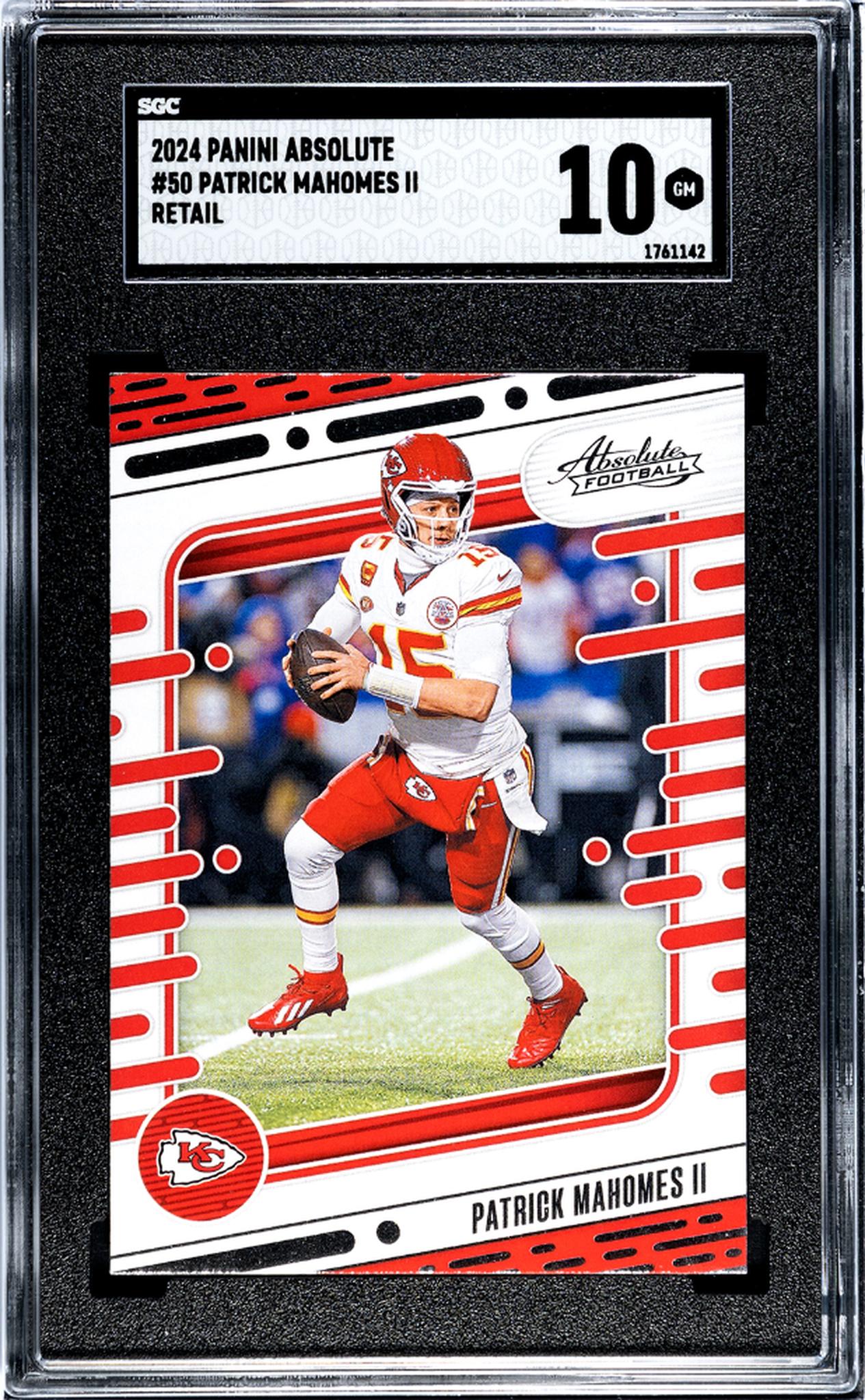 2024 Panini Absolute #50 Patrick Mahomes II Retail SGC 10