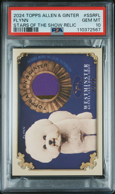 2024 Topps Allen & Ginter Flynn #SSR-FL Stars of the Show Relics /20 PSA 10