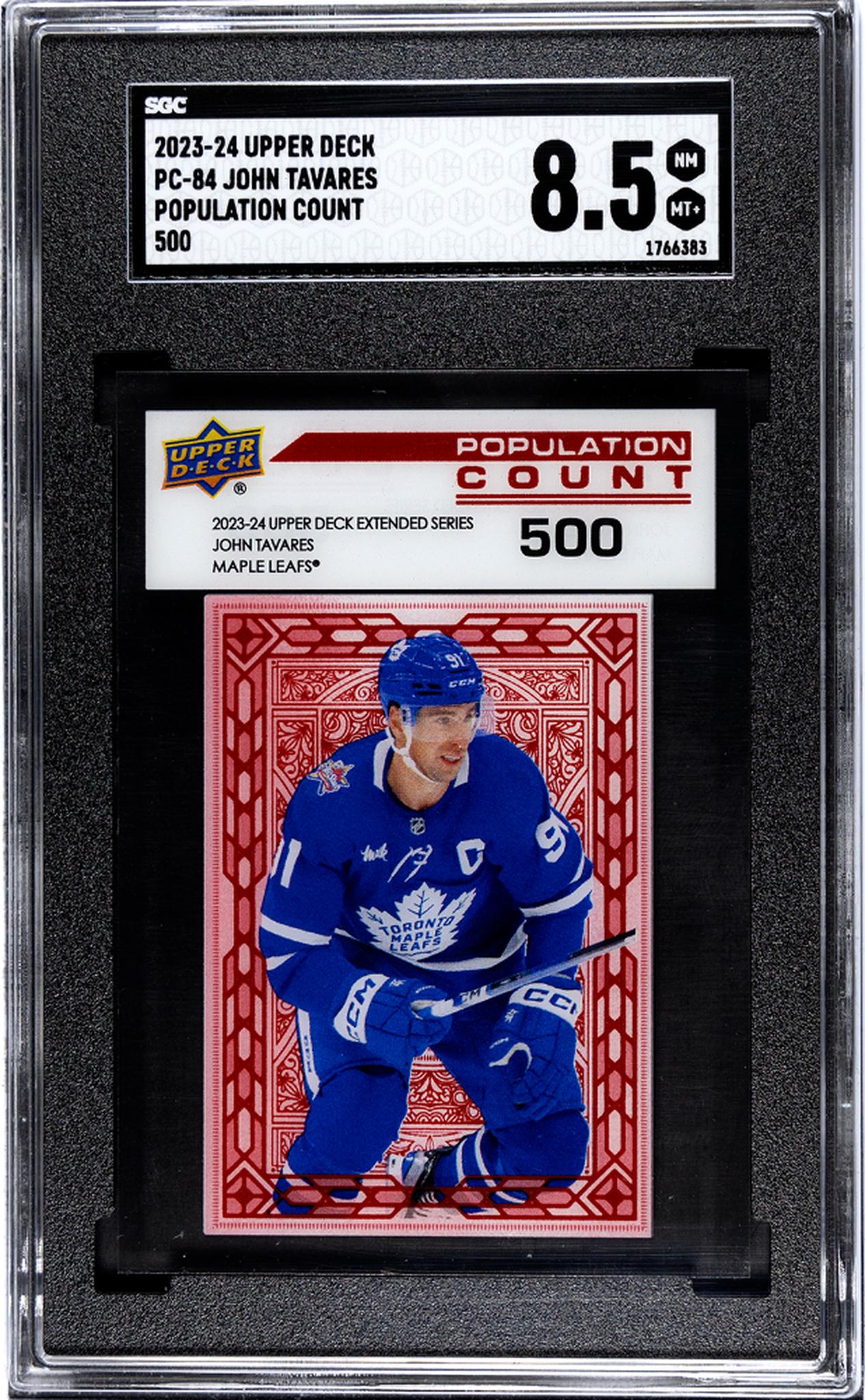 2023 Upper Deck Upper Deck Extended Series #PC-84 John Tavares 500 SGC 8.5