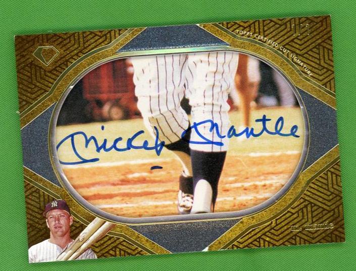 2024 Topps Diamond Icons Mickey Mantle Cut Signature 1/1