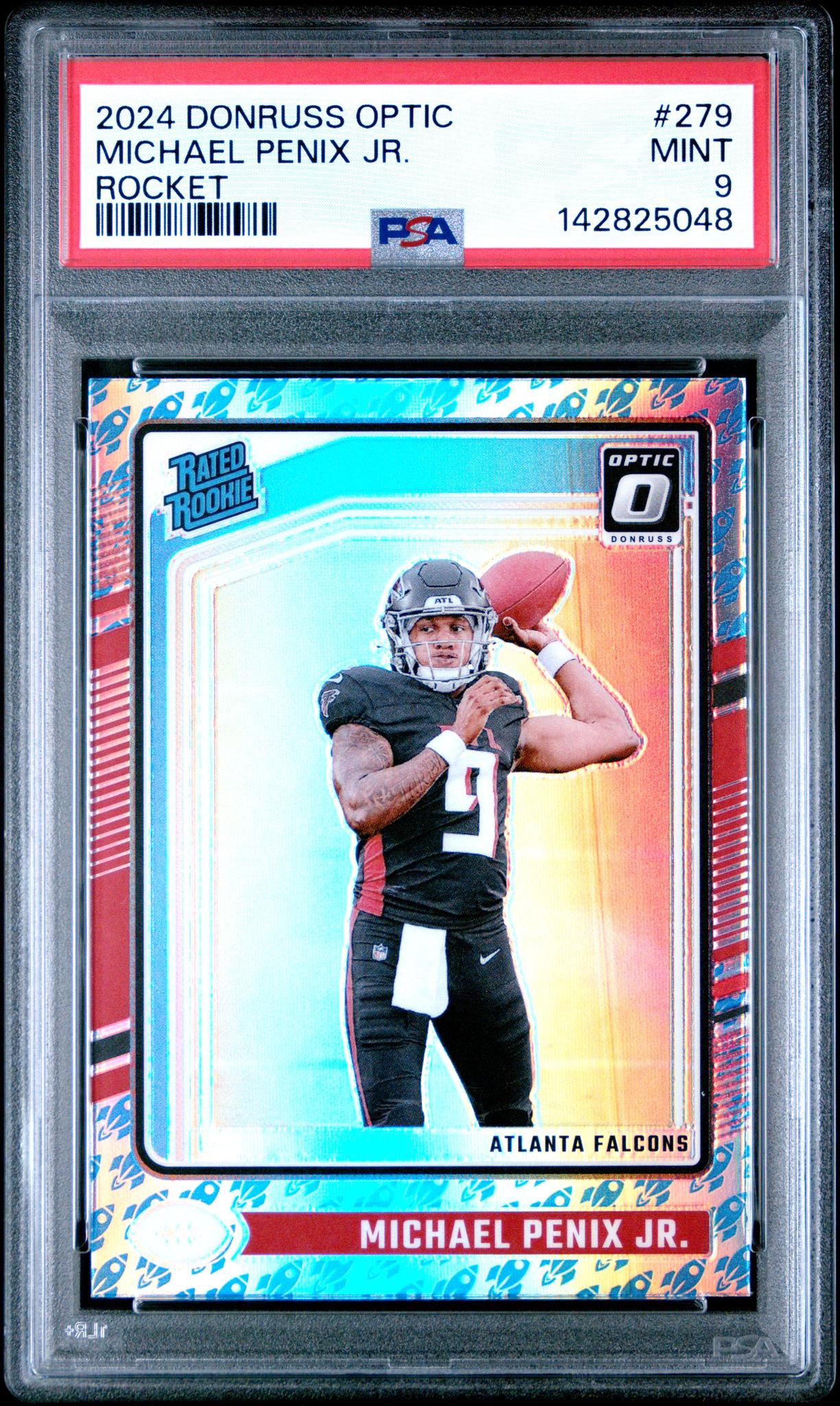 2024 Panini Donruss Optic Rocket Michael Penix Jr. #279 PSA 9