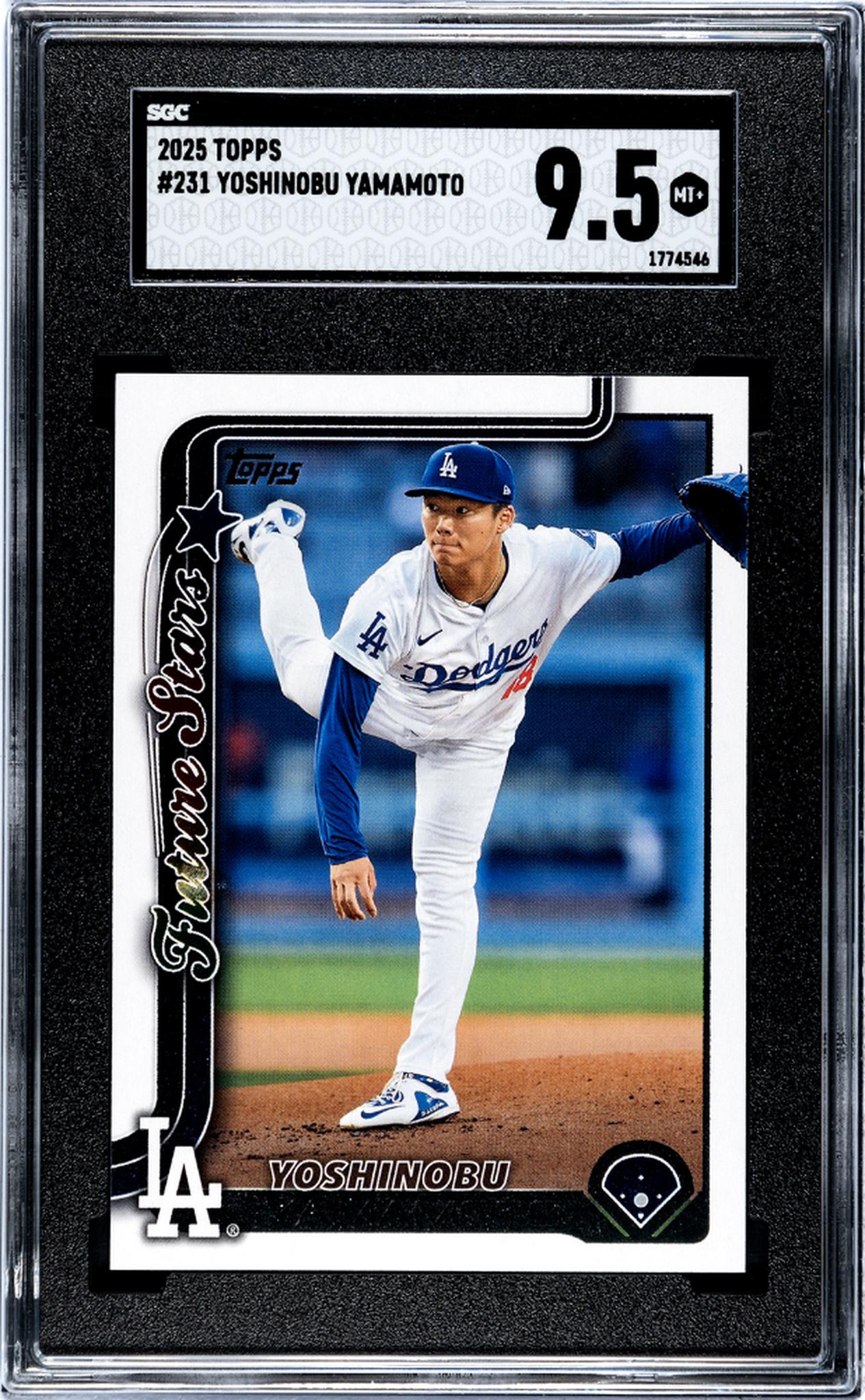 2025 Topps #231 Yoshinobu Yamamoto SGC 9.5