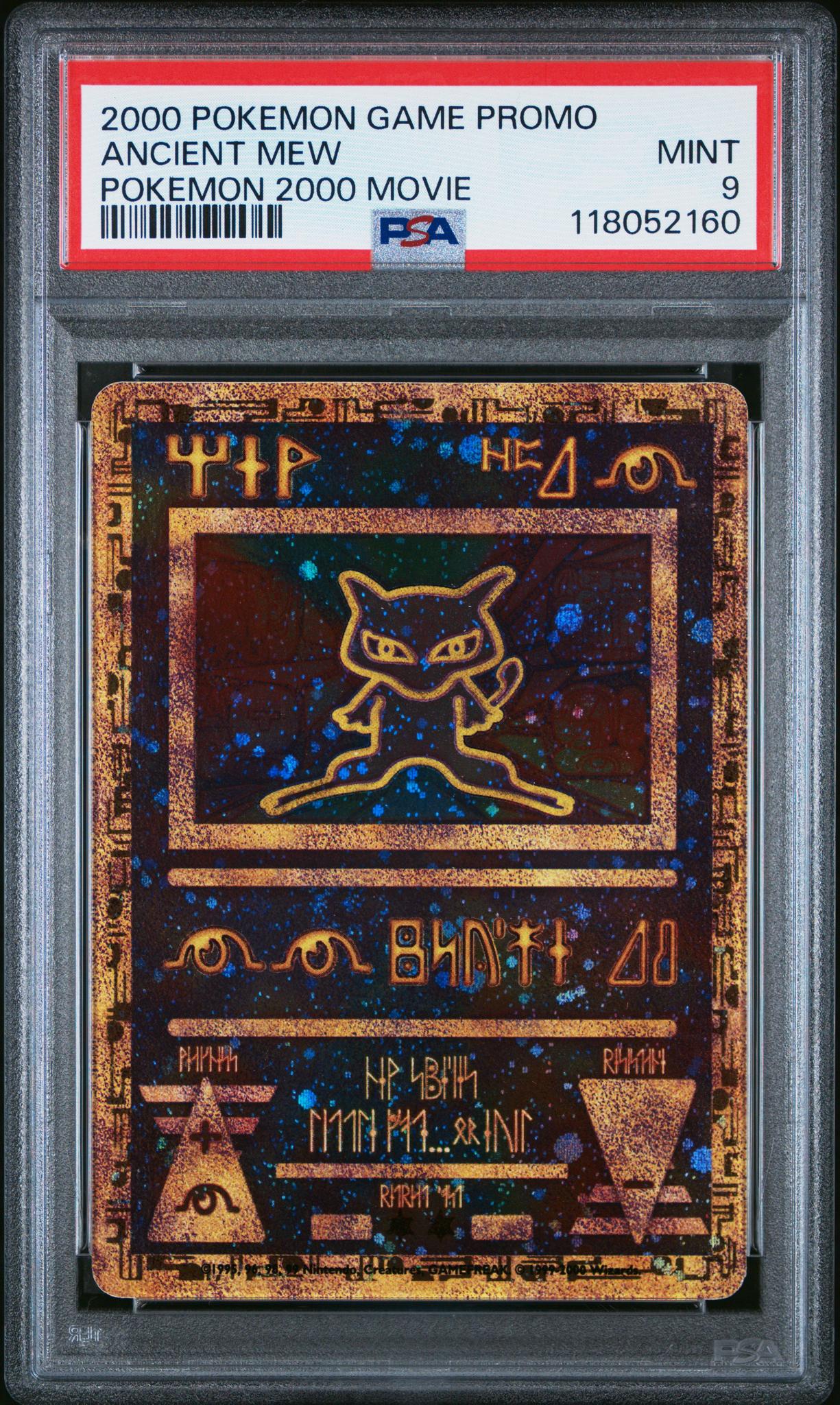 2000 Pokemon Game Promo Pokemon 2000 Movie Ancient Mew PSA 9