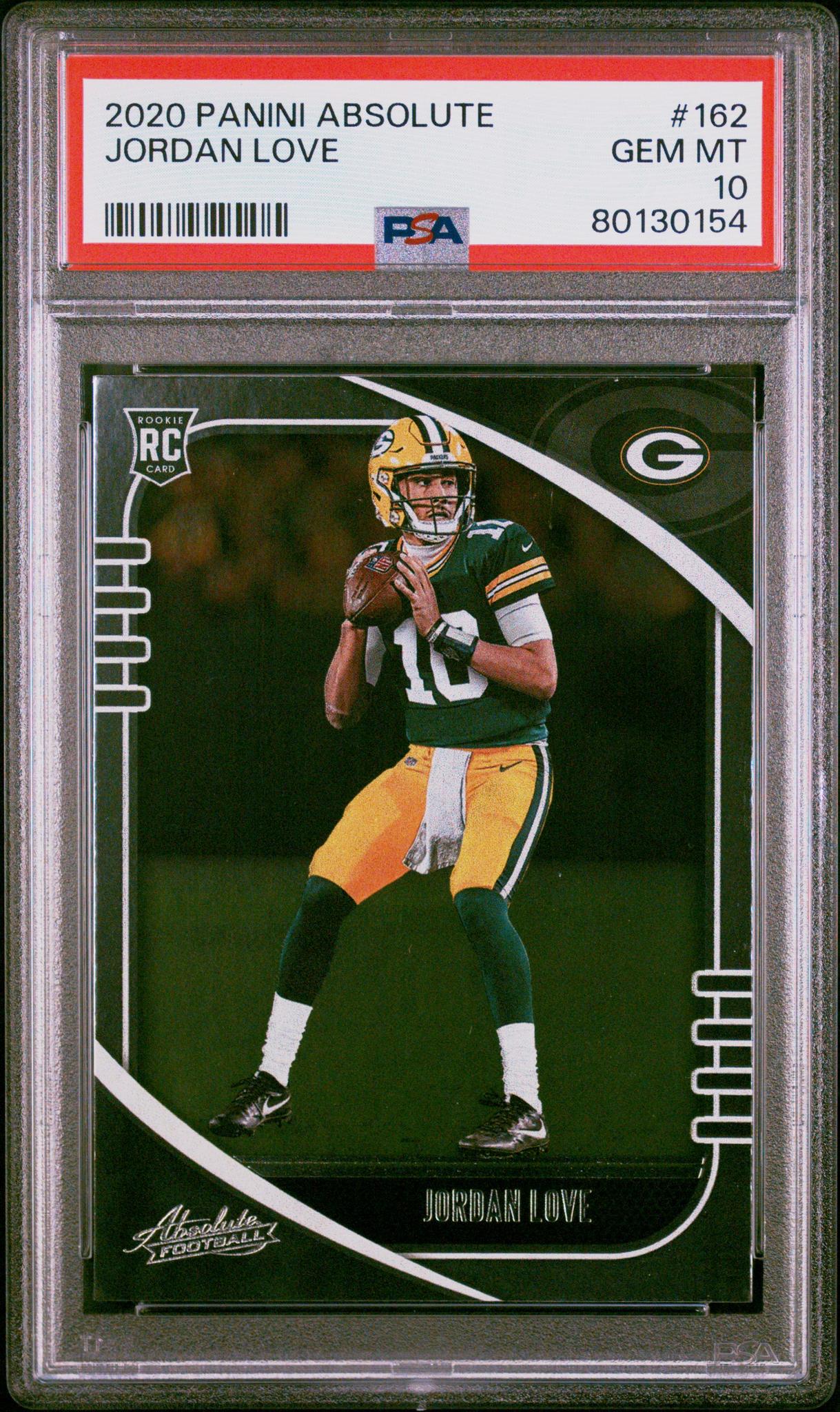 2020 Panini Absolute Jordan Love #162 PSA 10
