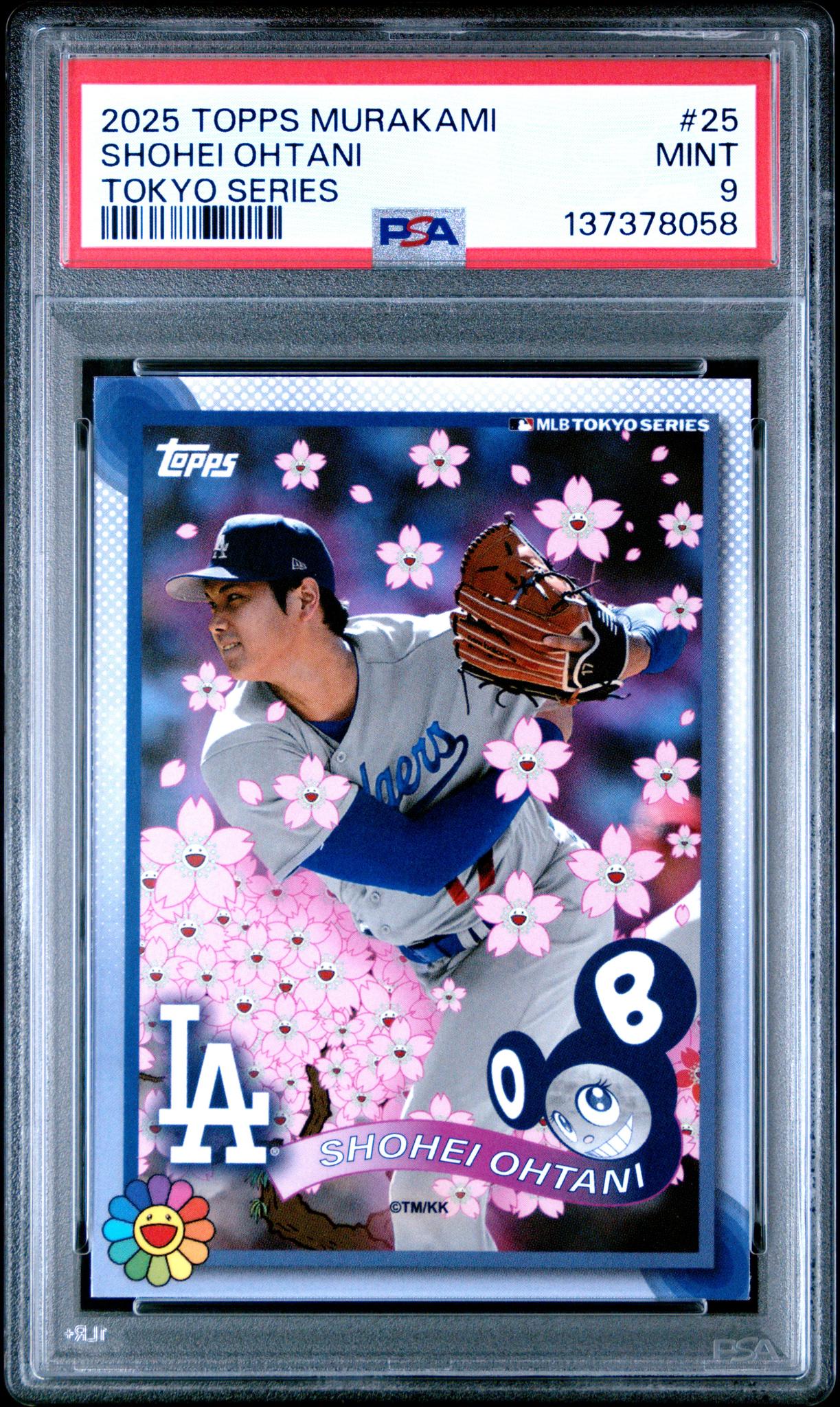 2025 Topps X Takashi Murakami Tokyo Series Shohei Ohtani #25 PSA 9