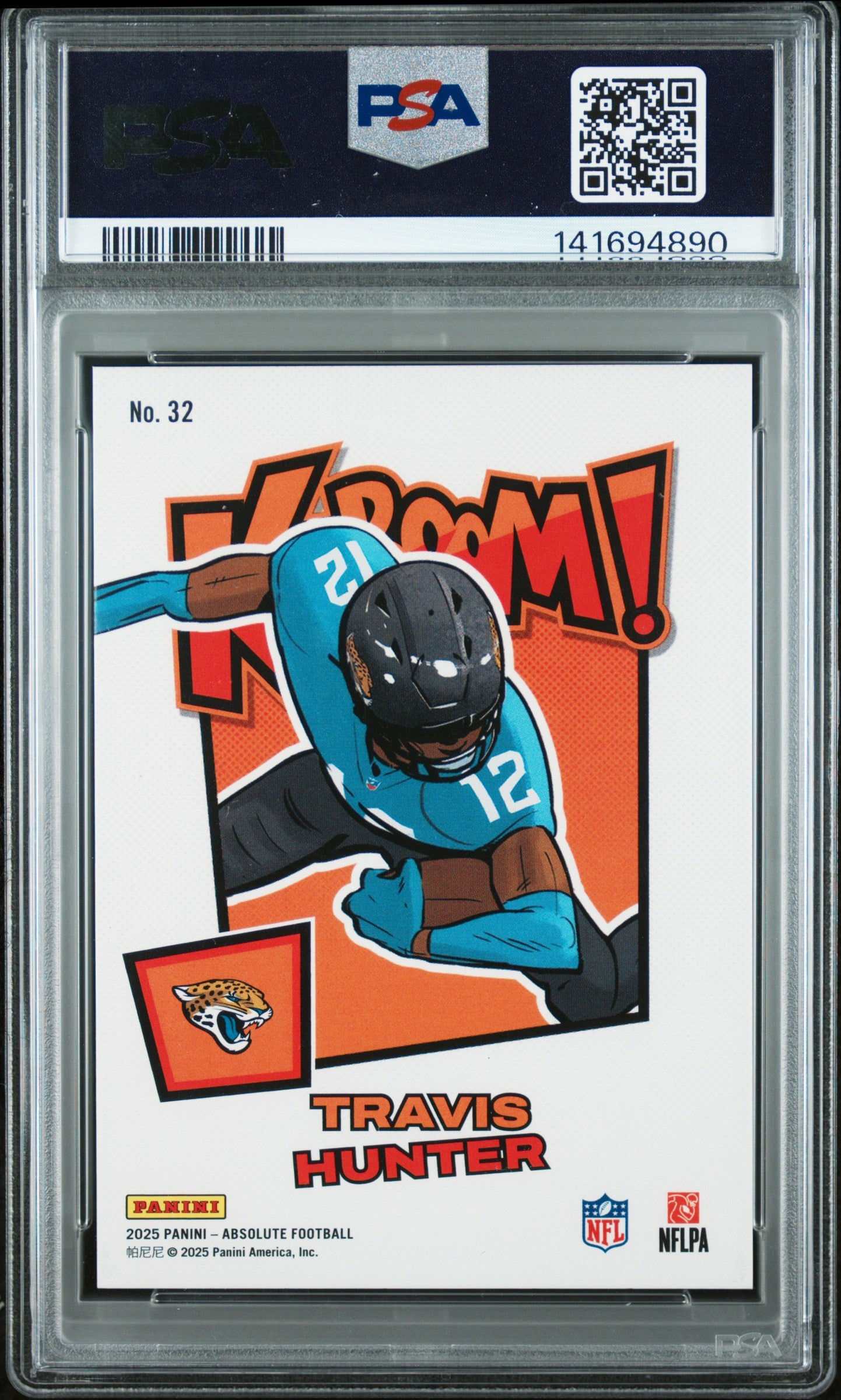 2025 Panini Absolute Travis Hunter #32 PSA 9