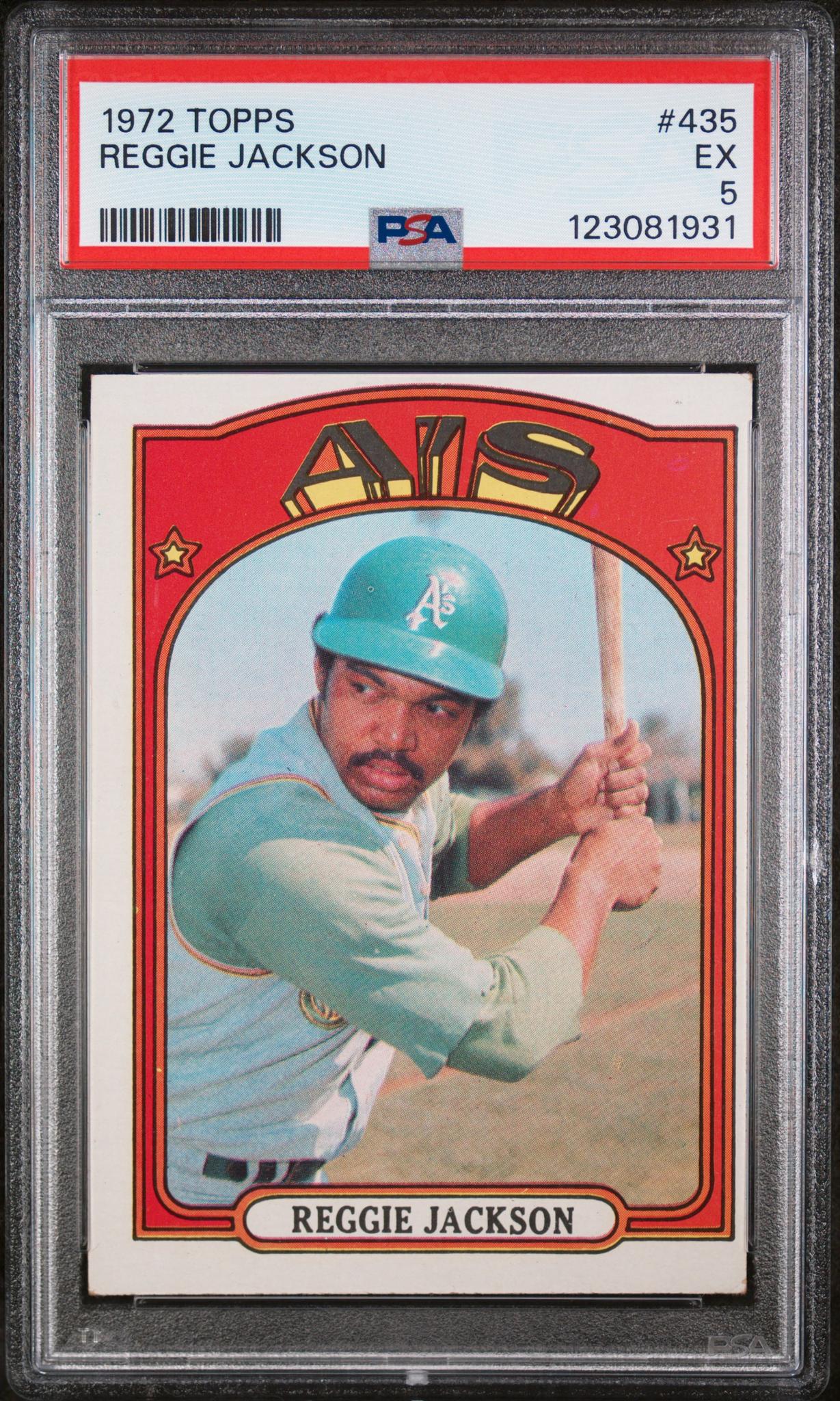 1972 Topps Reggie Jackson #435 PSA 5