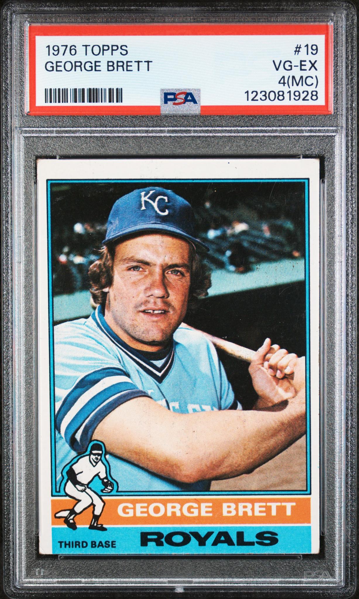 1976 Topps George Brett #19 PSA 4