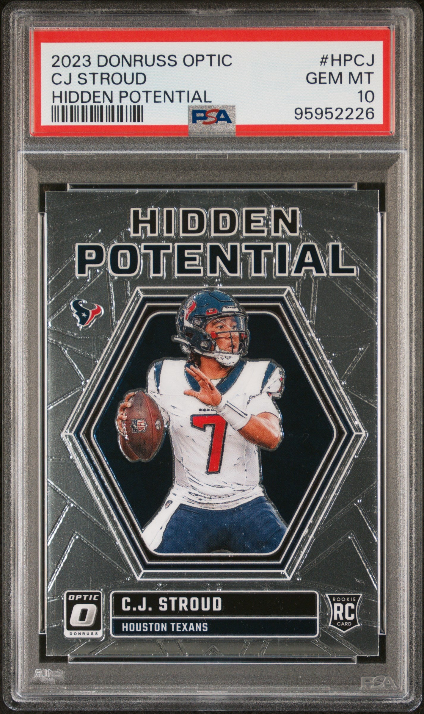 2023 Donruss Optic Hidden Potential CJ Stroud #HP-CJ PSA 10