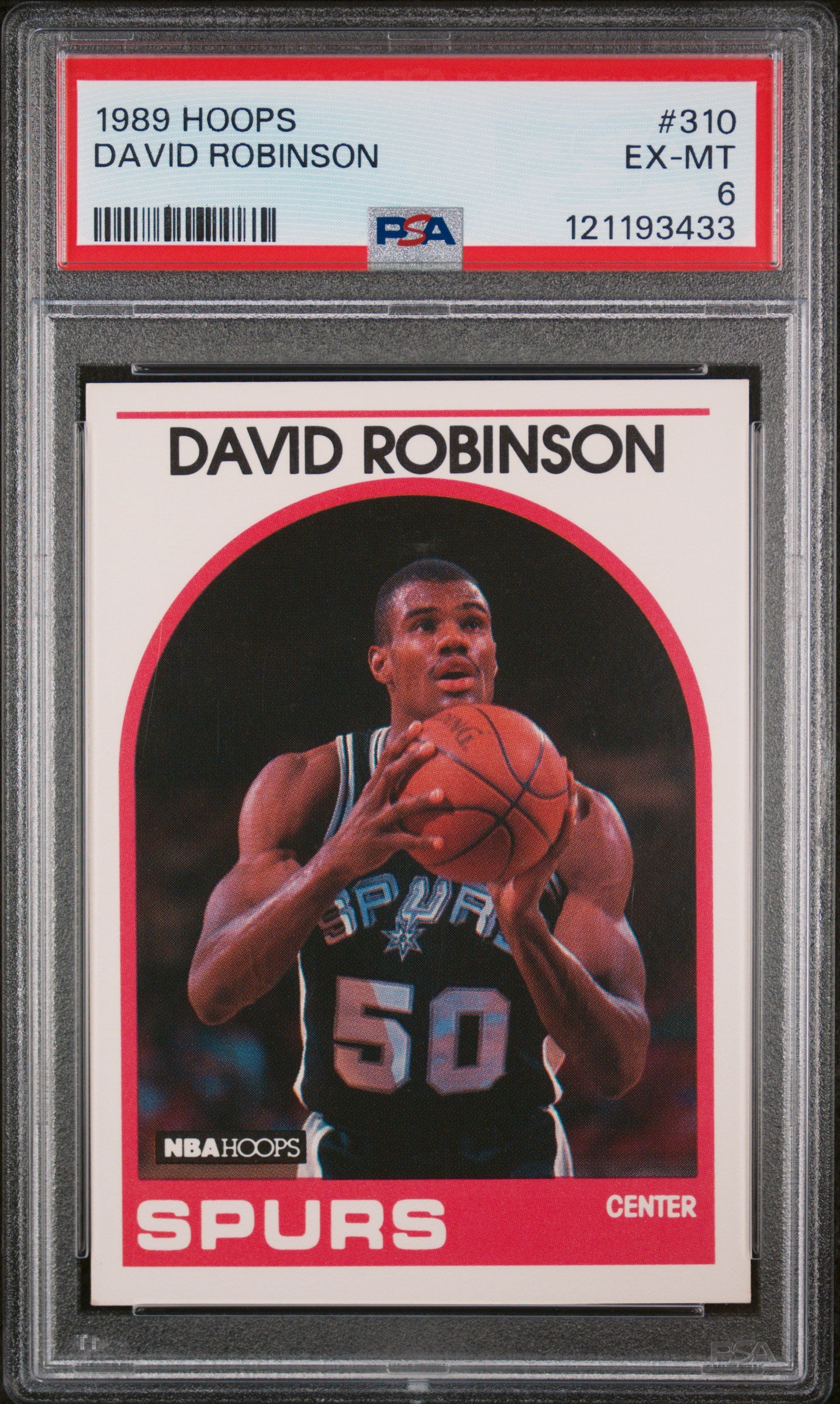1989 Hoops David Robinson #310 PSA 6