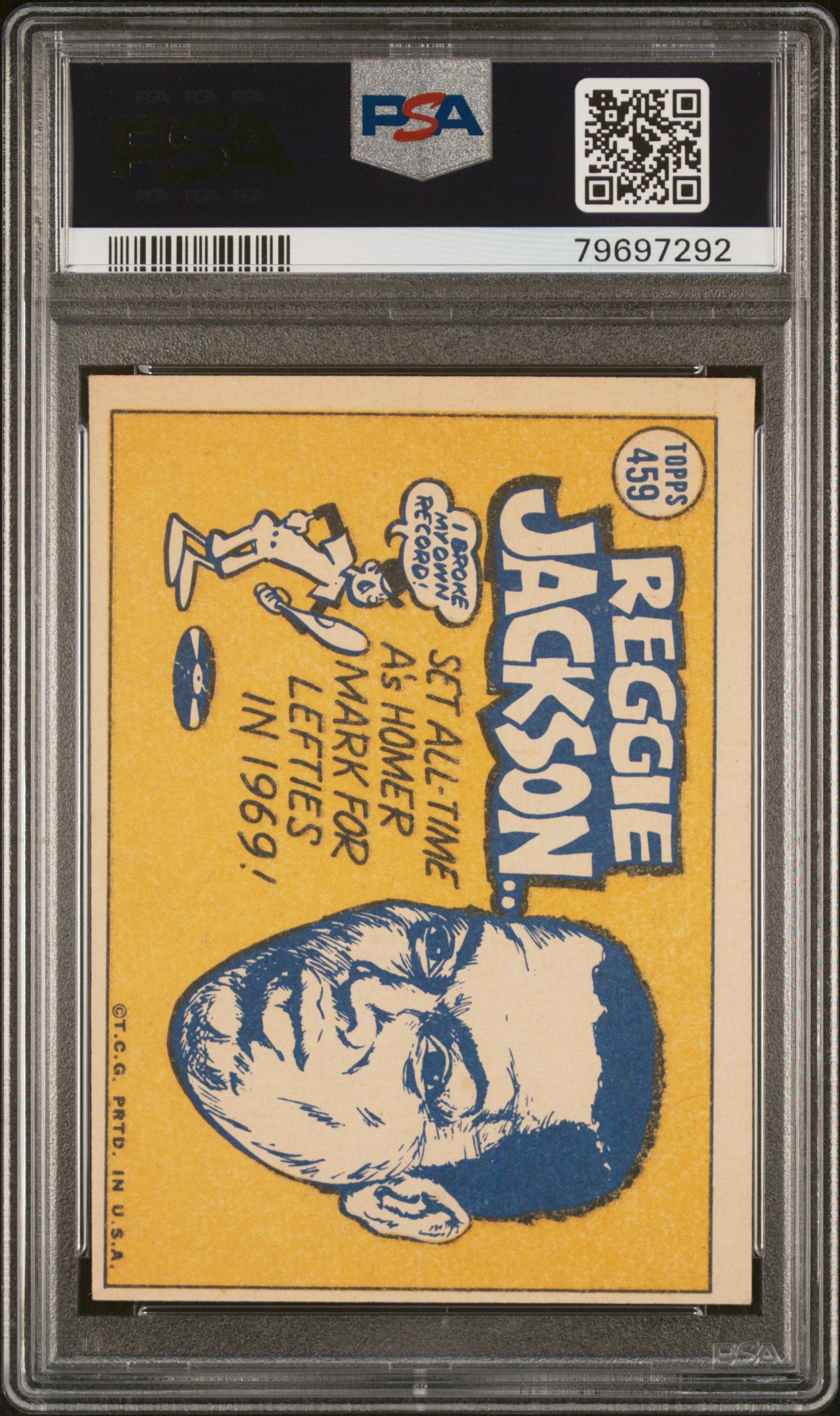 1970 Topps Reggie Jackson #459 PSA 4