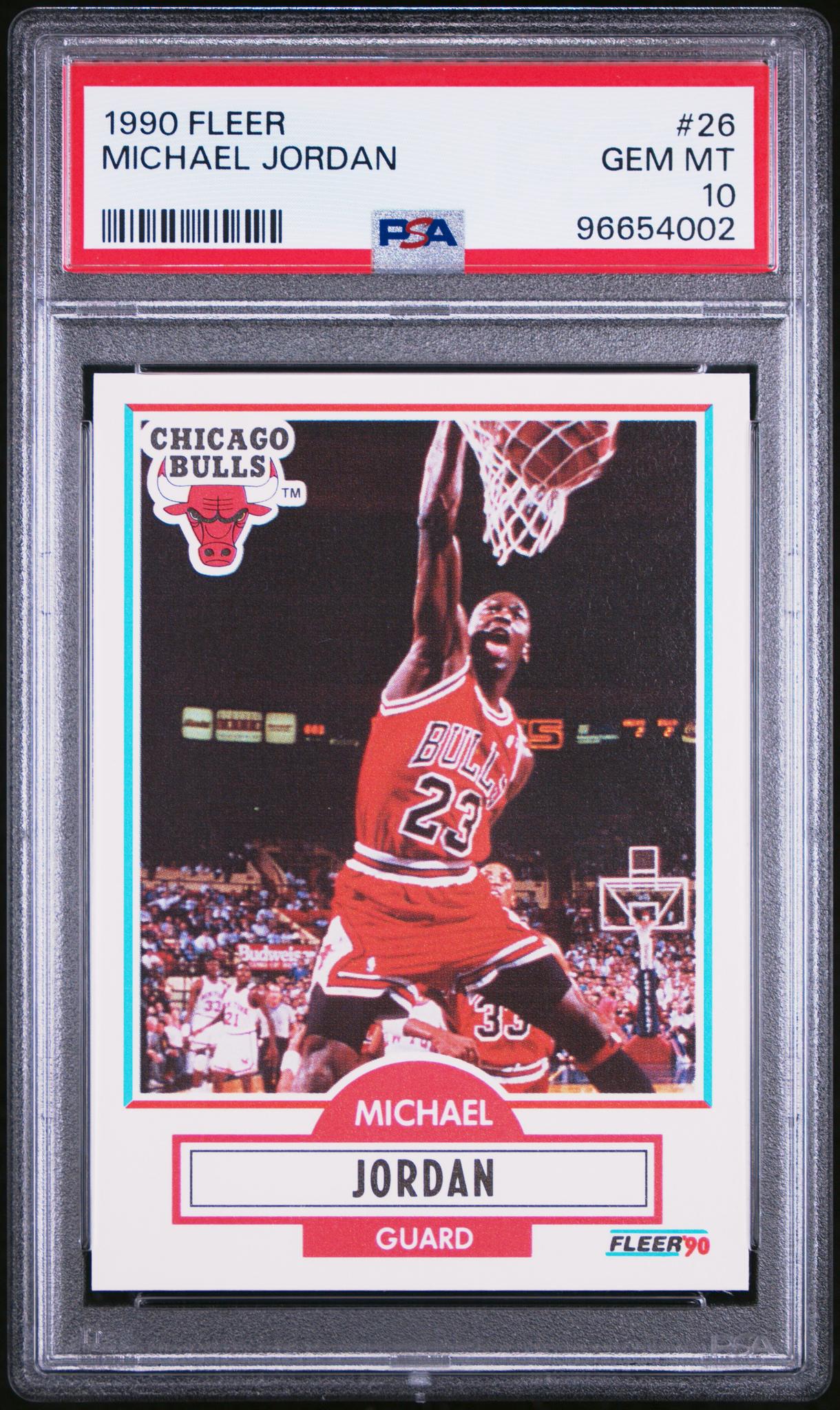 1990 Fleer Michael Jordan #26 PSA 10