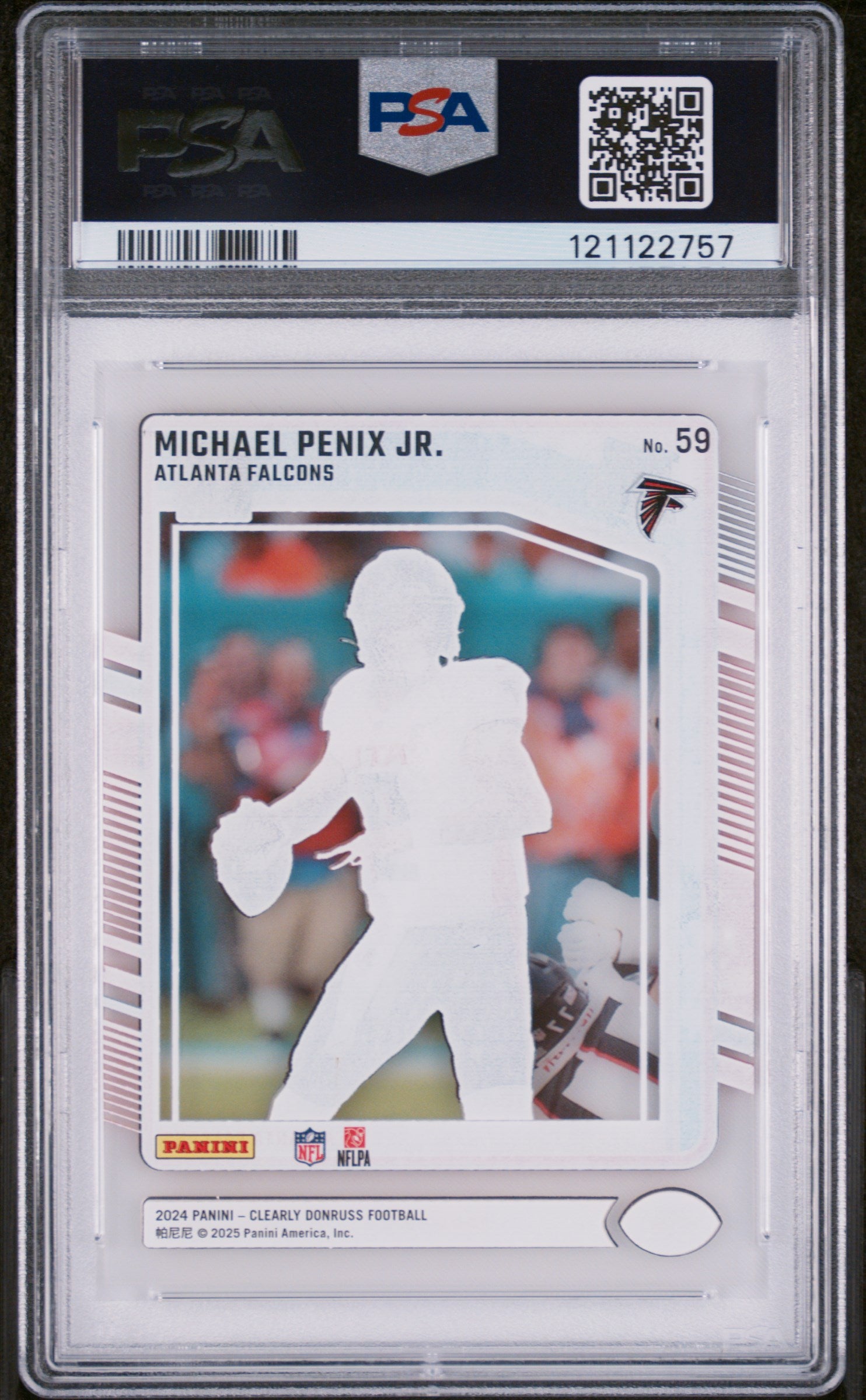 PANINI donruss clearly MICHAEL VICK auto 直筆サインカード NFL