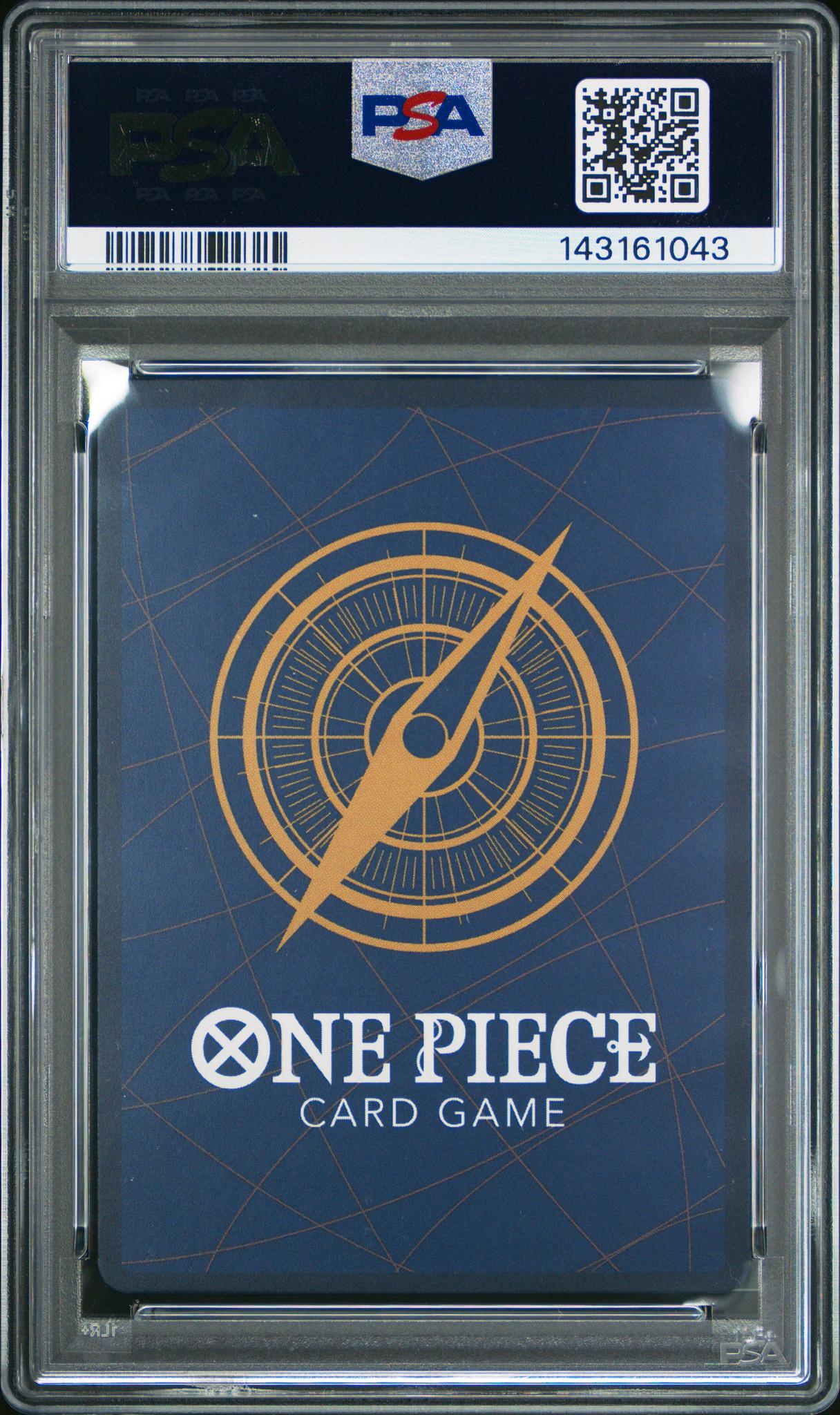 2025 One Piece Japanese Op14-The Azure Sea's Seven Special Alternate Art Dracule Mihawk #030 PSA 10