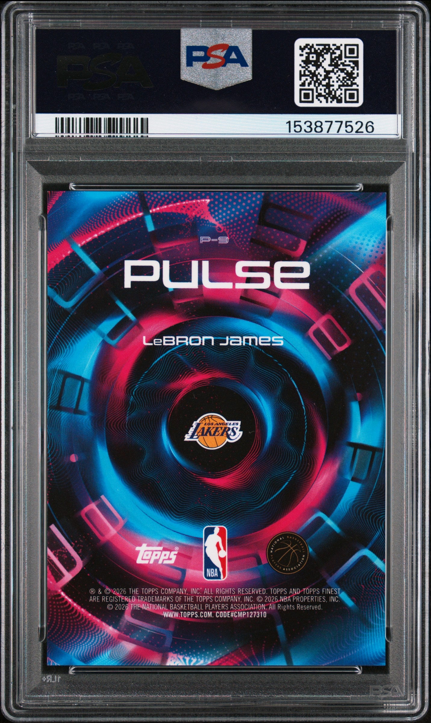 2025 Pulse LeBron James #P9 PSA 10
