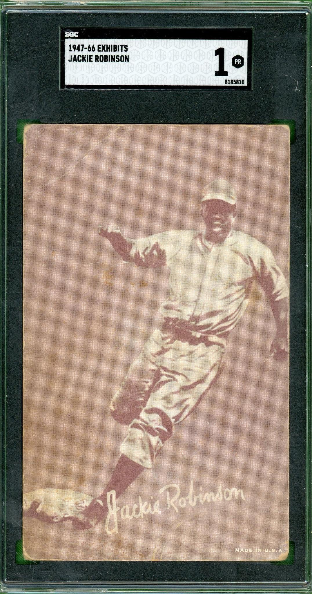1947-66 Jackie Robinson Exhibits SGC 1