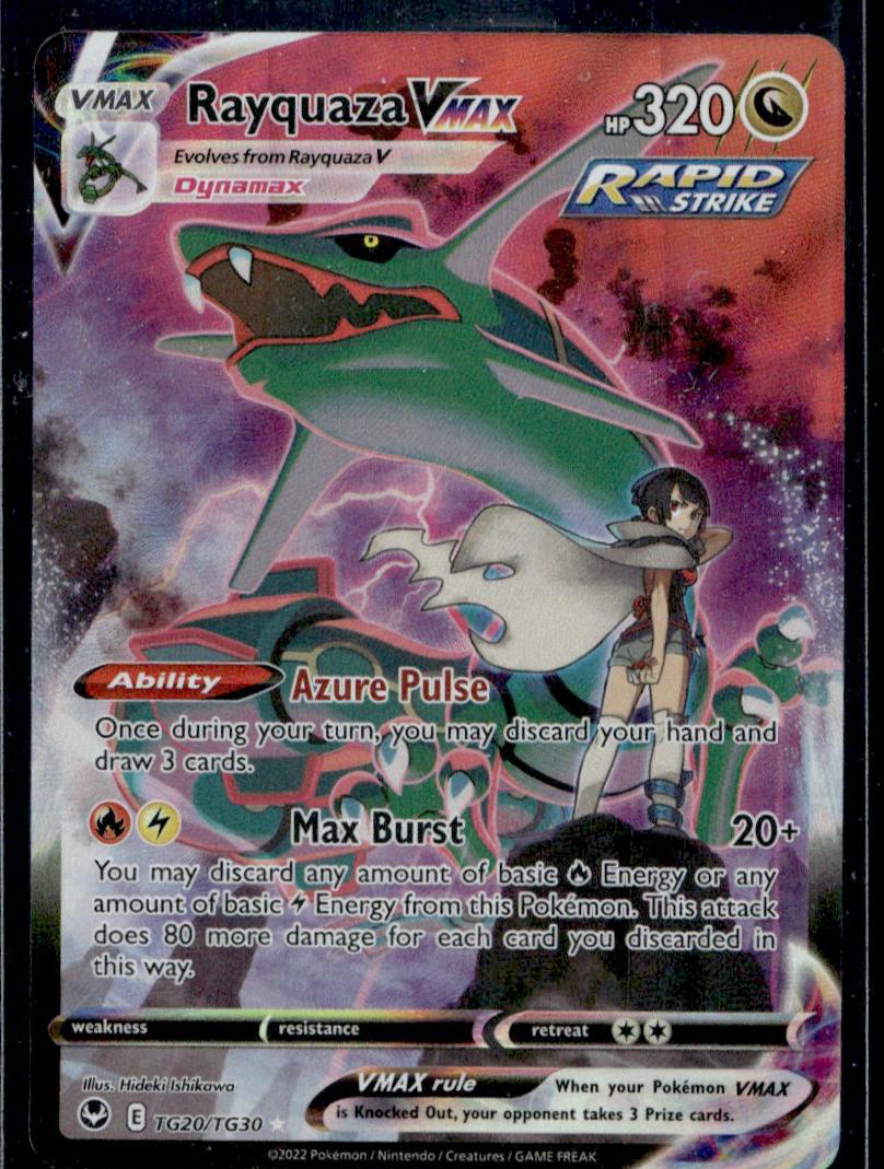 2022 Pokémon  Rayquaza VMAX TG20/TG30