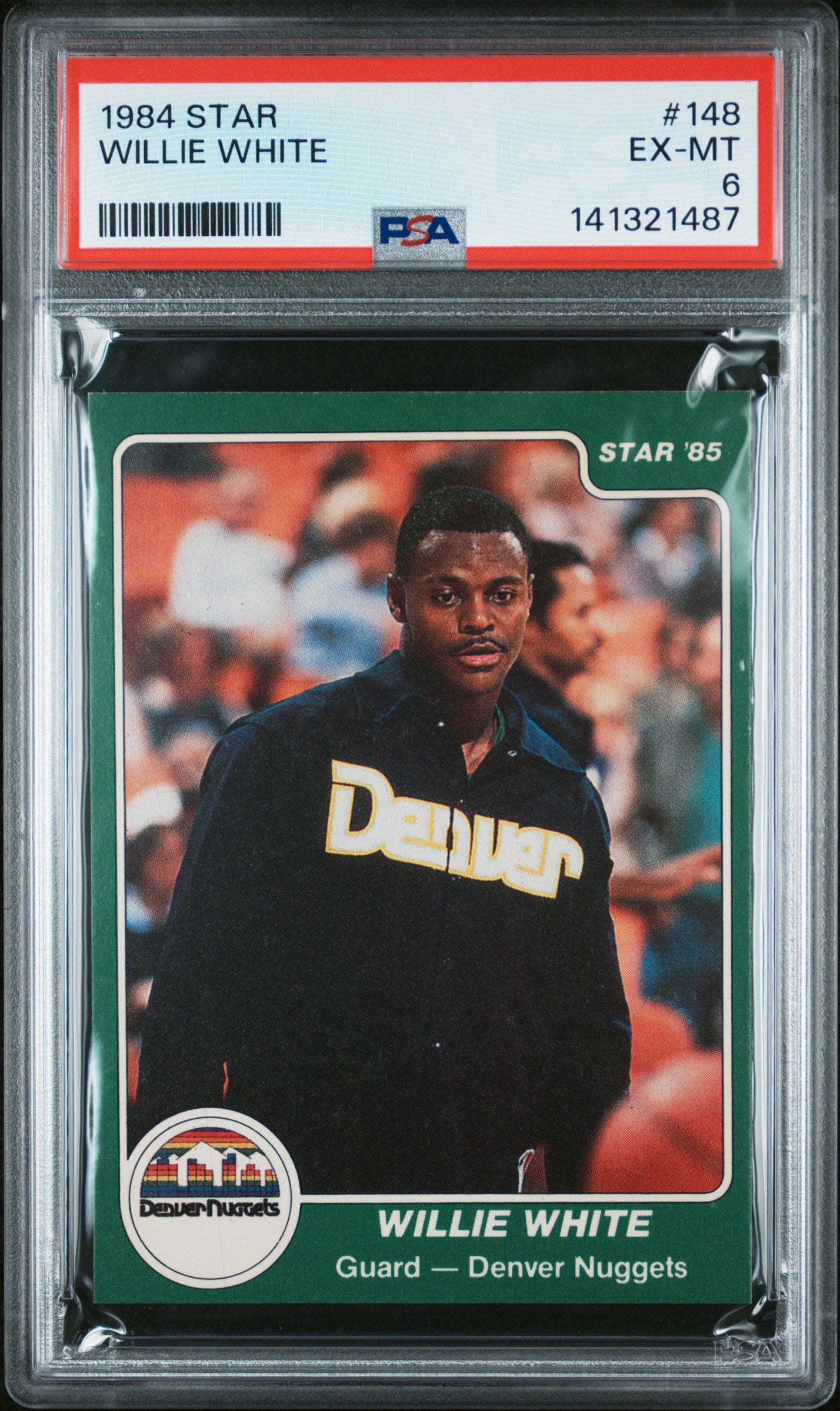 1984 Star Willie White #148 PSA 6