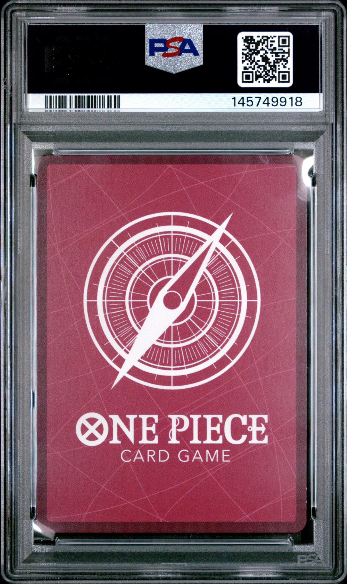 2025 One Piece Japanese Op13-Carrying On His Will Alternate Art Monkey D. Luffy #001 PSA 9