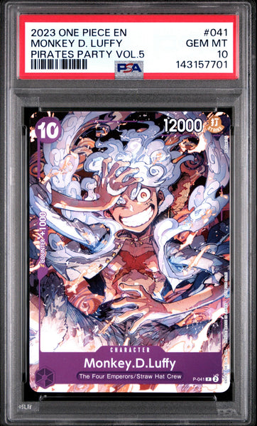 2023 One Piece Promo Pirates Party Volume 5 Monkey D. Luffy #P-041