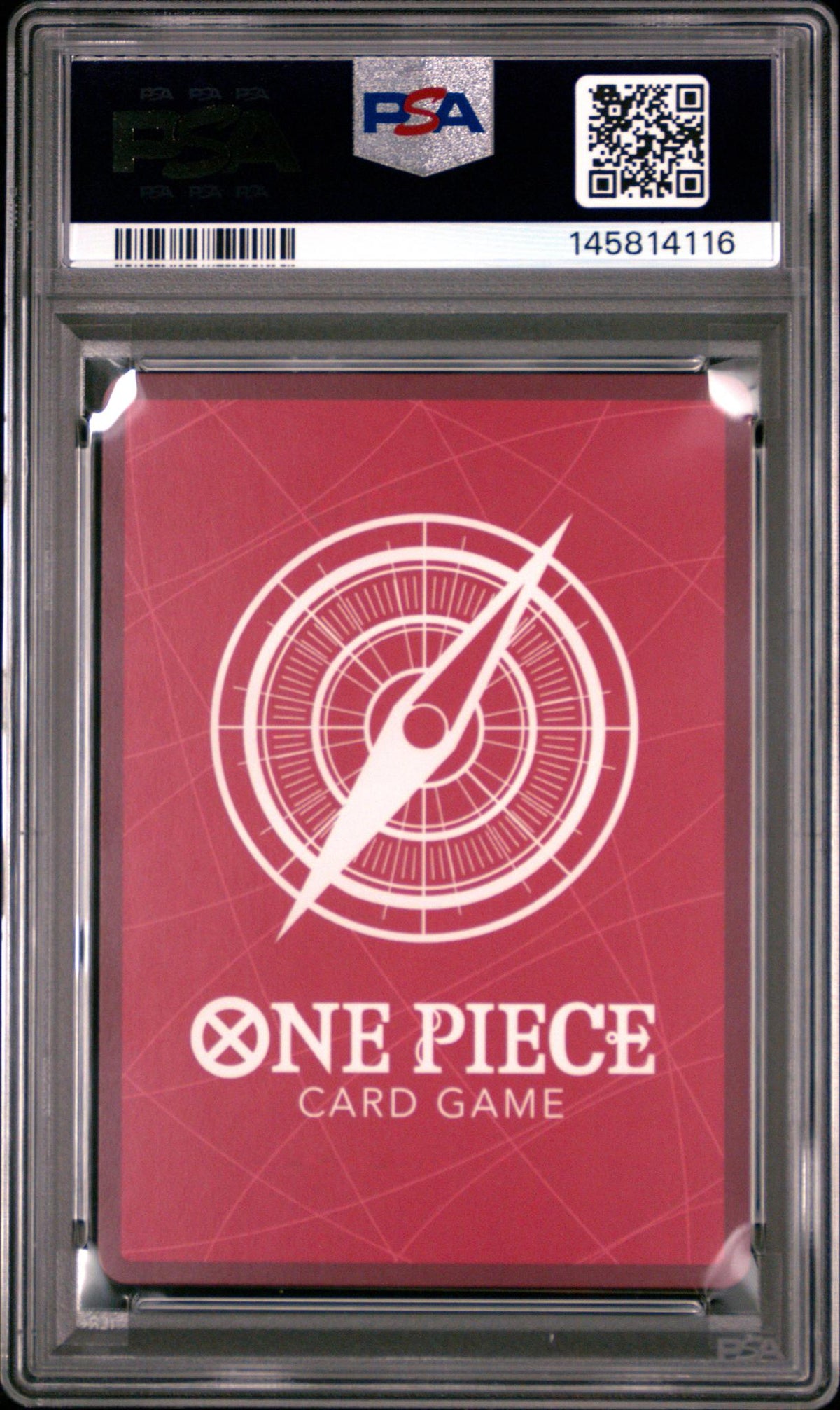 One Piece Card Game Marshall D. Teach #081 Alternate Art PSA 9