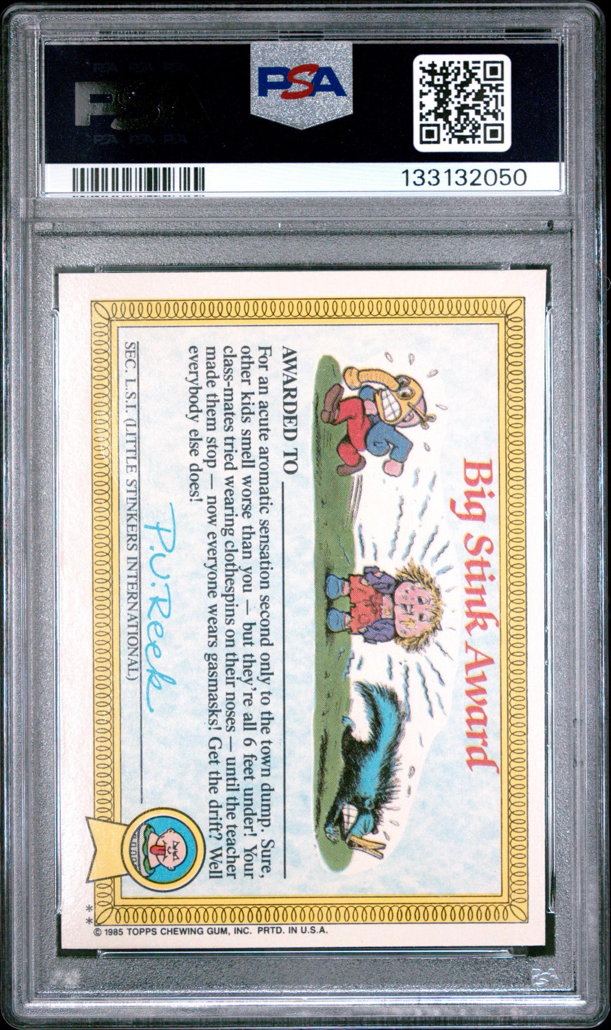 1985 Garbage Pail Kids Spacey Stacy #13b PSA 7