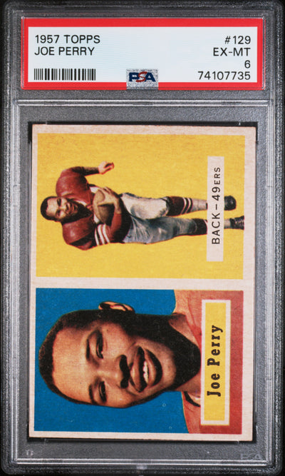 1957 Topps Joe Perry #129 PSA 6