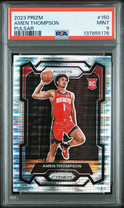 2023-24 Panini Prizm Amen Thompson #150 Pulsar PSA 9