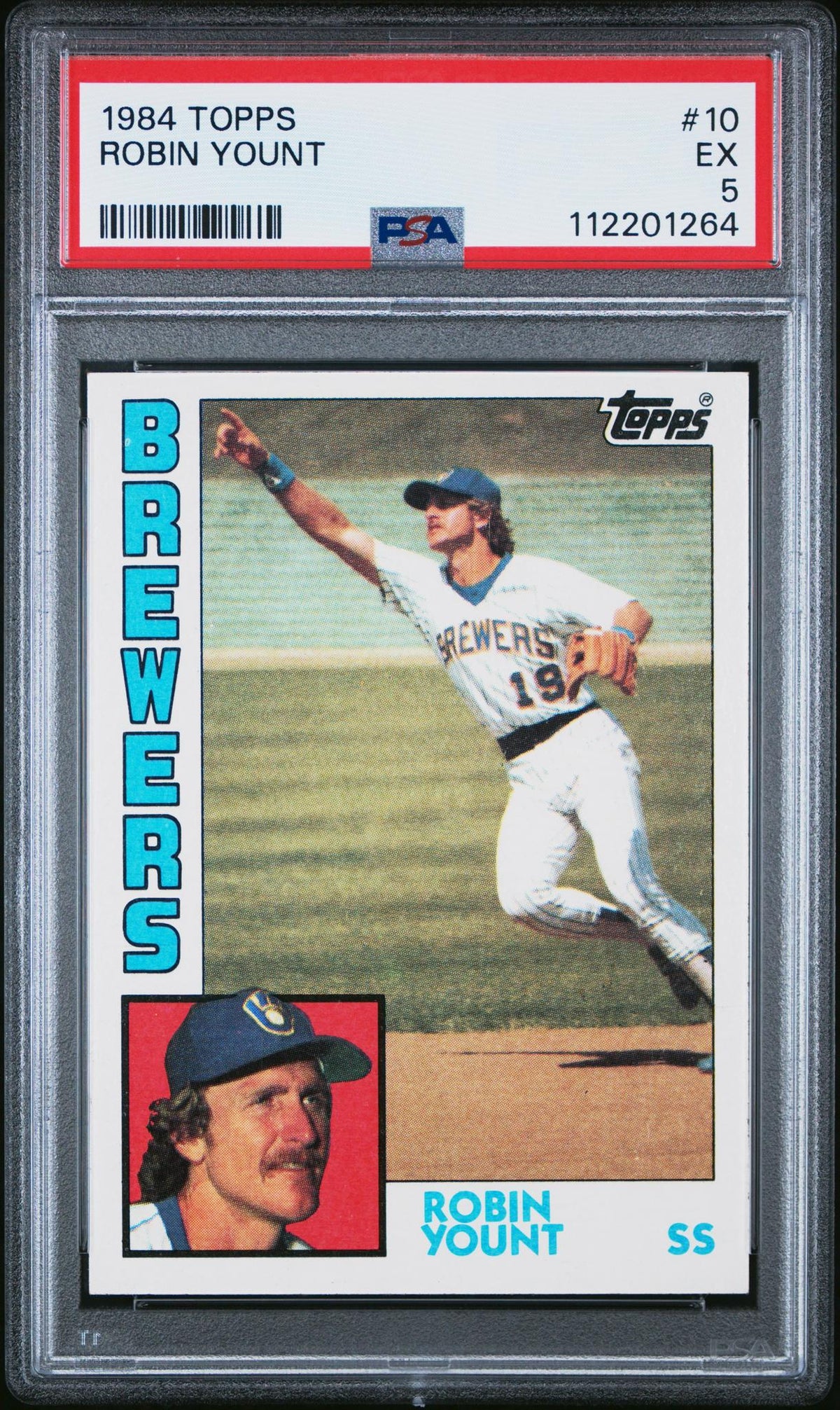 1984 Topps Robin Yount #10 PSA 5