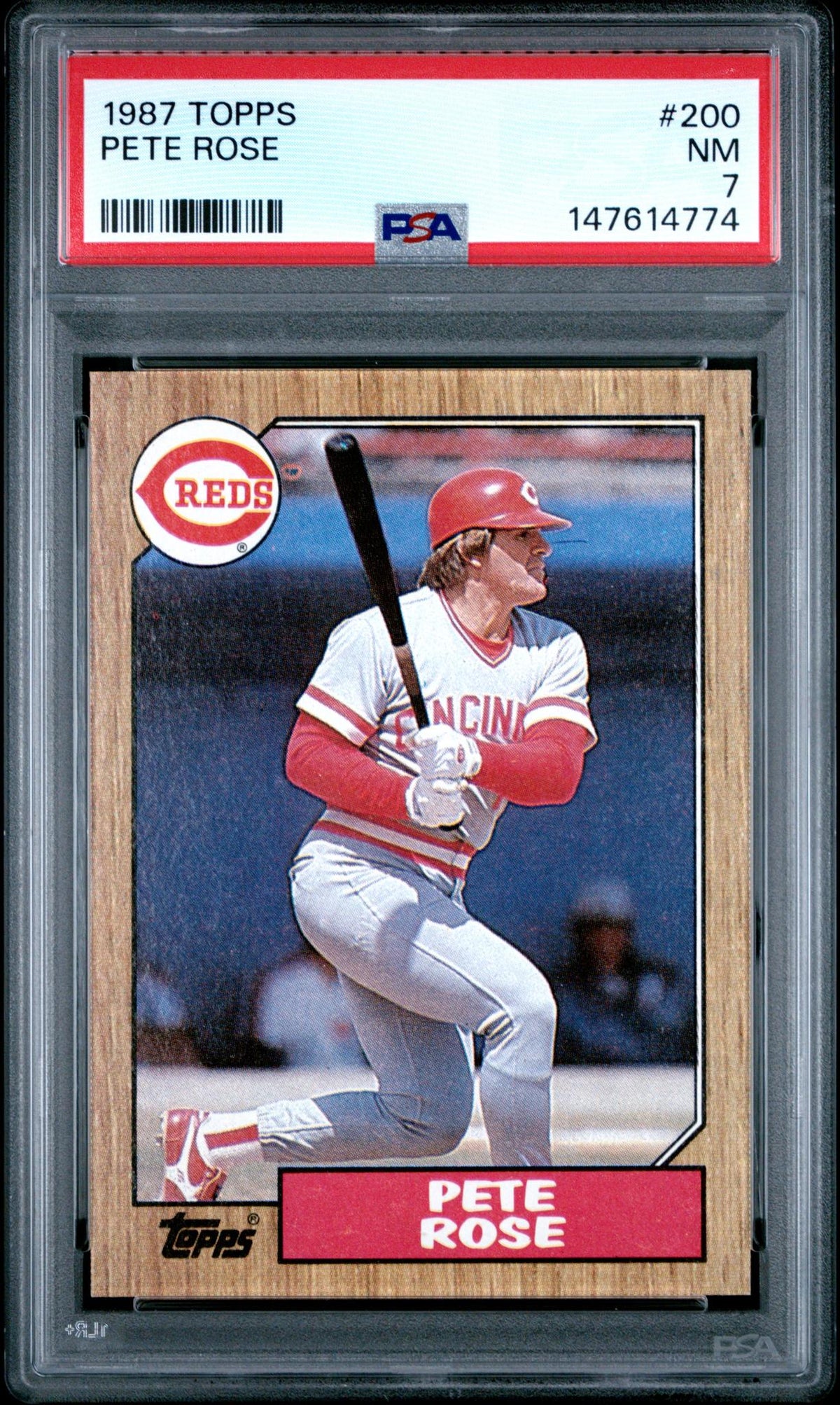 1987 Topps Pete Rose #200 PSA 7