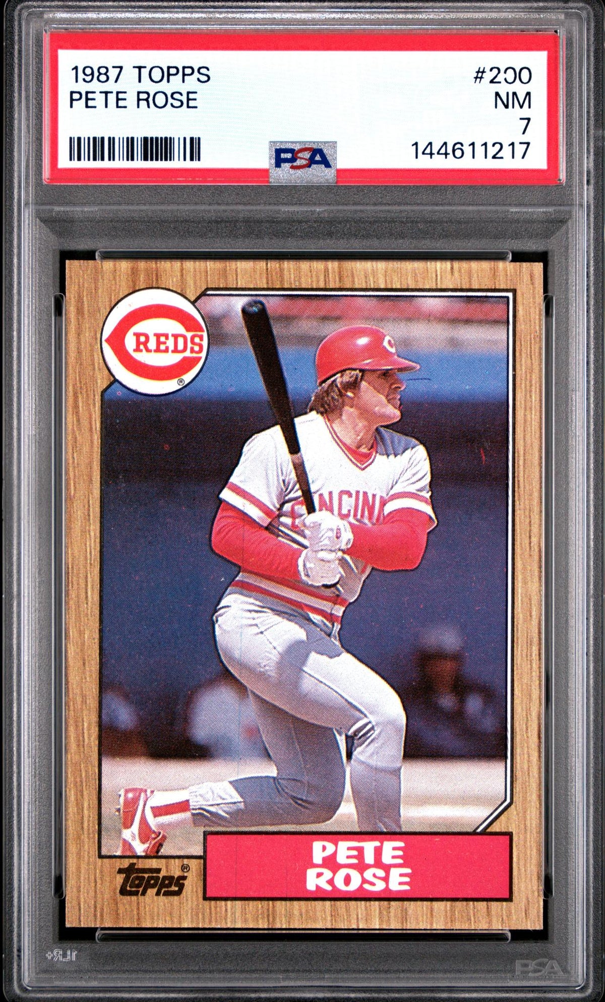1987 Topps Pete Rose #200 PSA 7