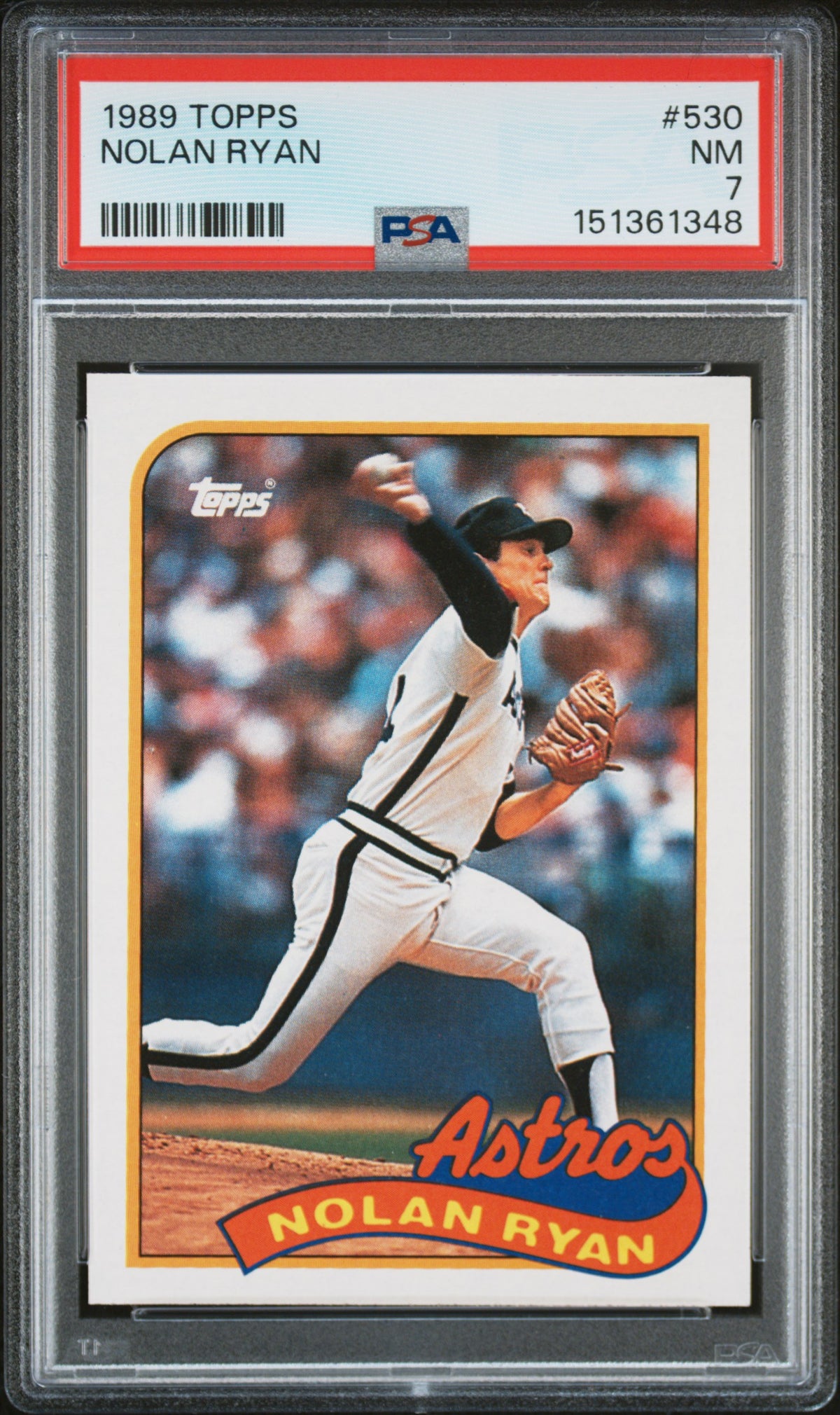 1989 Topps Nolan Ryan #530 PSA 7