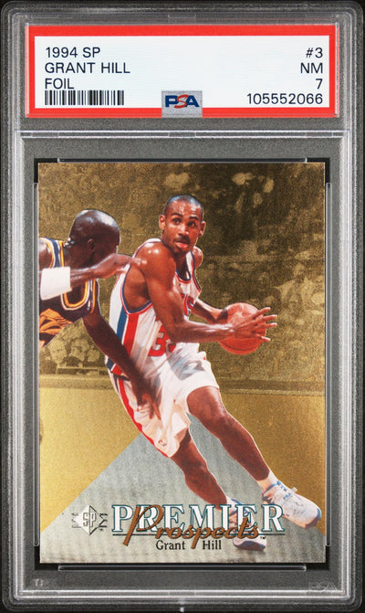 1994 SP Grant Hill Premier Prospects #3 PSA 7