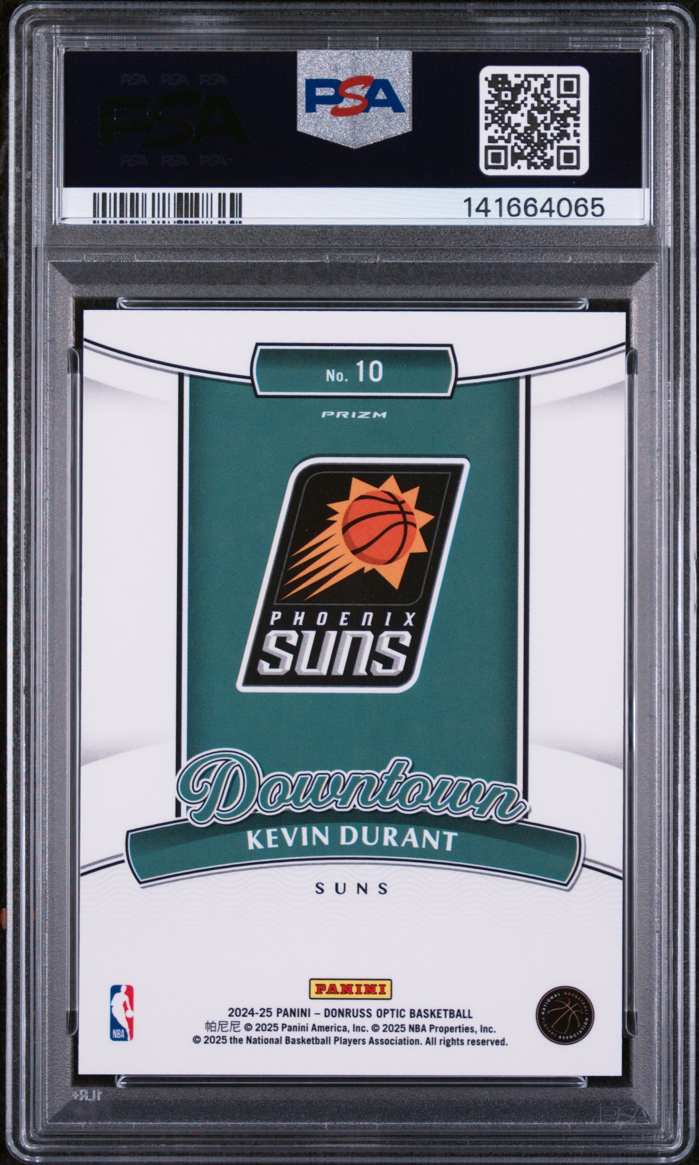 2024 Donruss Optic Downtown Kevin Durant #10 PSA 10