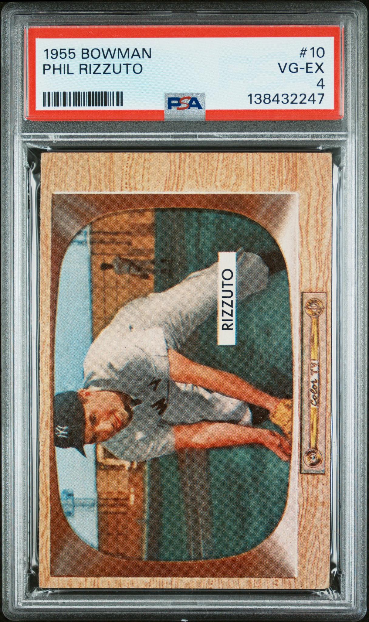 1955 Bowman Phil Rizzuto #10 PSA 4