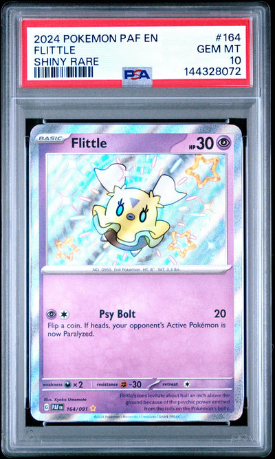 Pokémon Flittle #164/091 Shiny Rare PSA 10