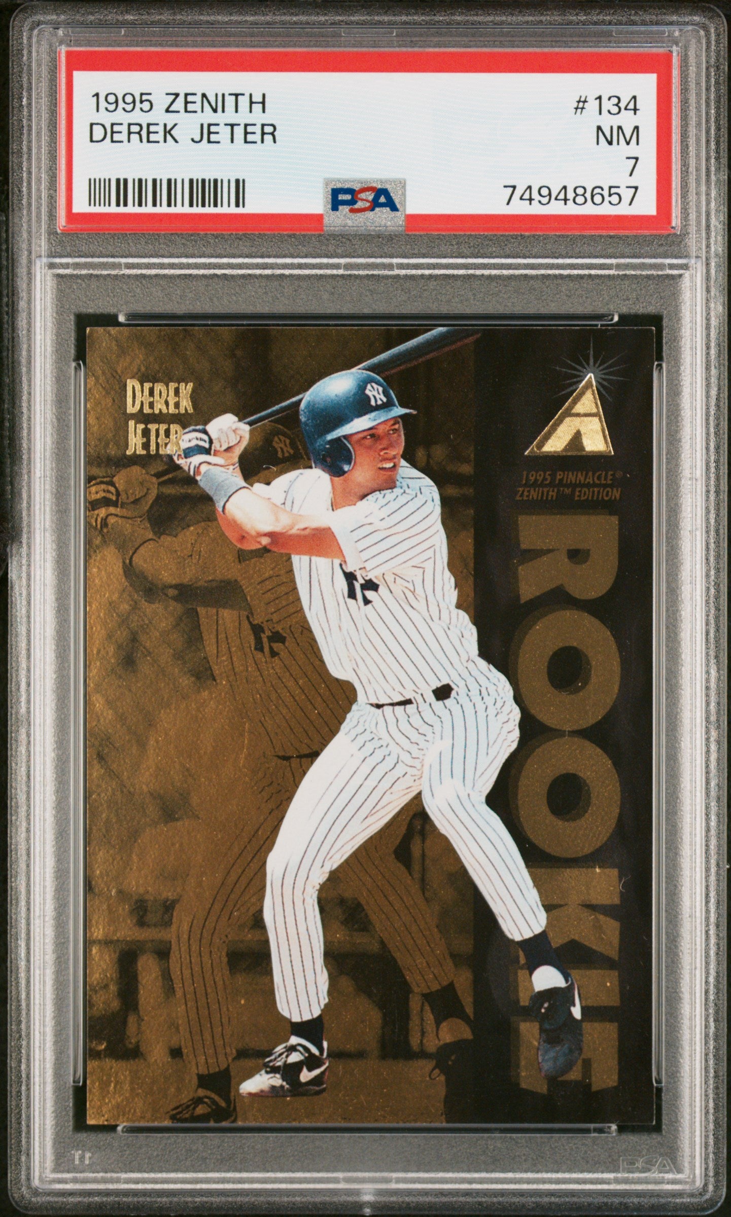 1995 Zenith Derek Jeter #134 PSA 7