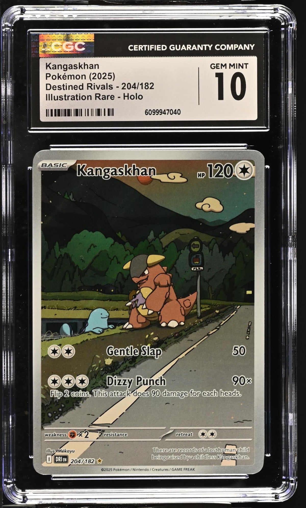 2025 Pokemon #204/182 Kangaskhan Destined Rivals CGC 10