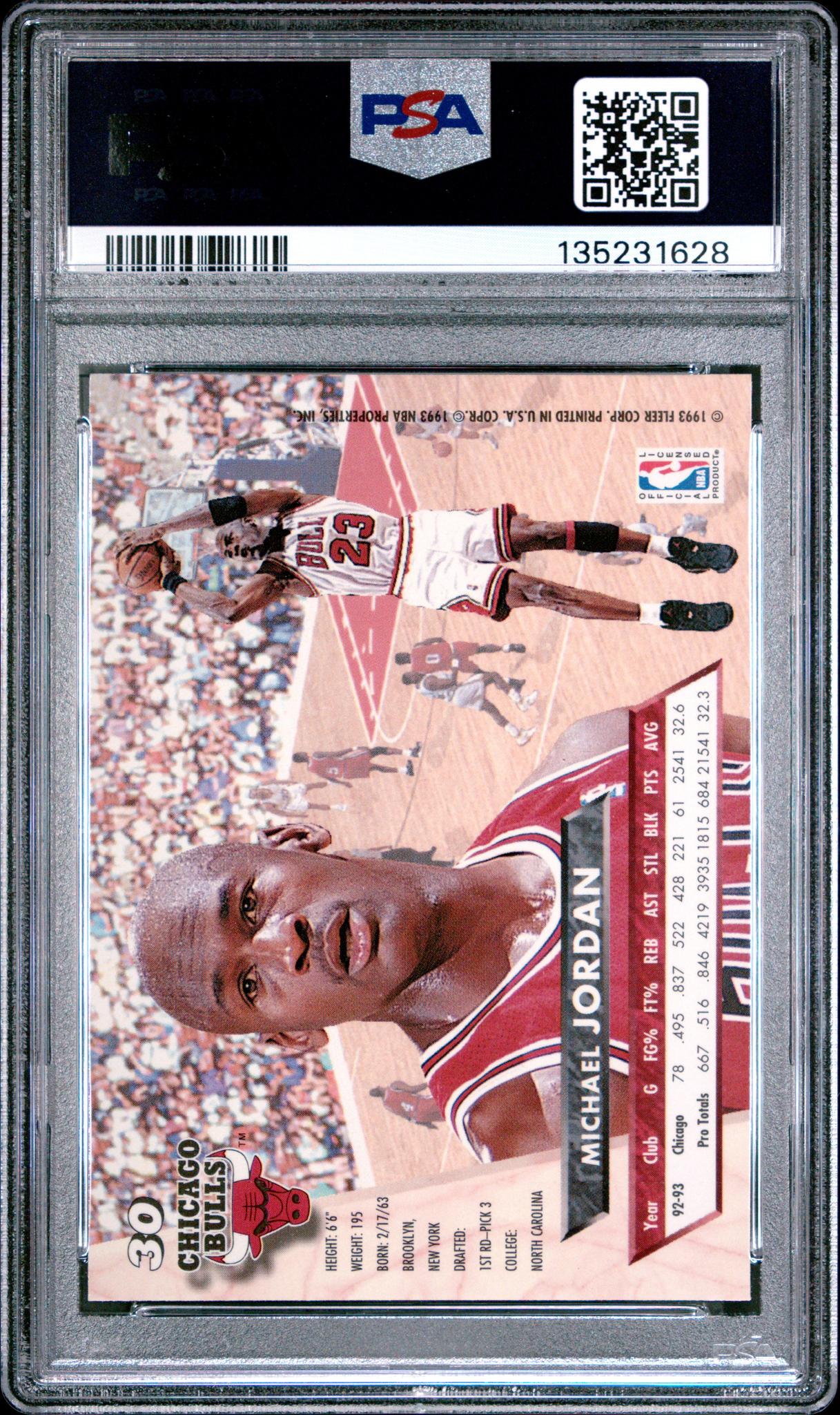 1993 Ultra Michael Jordan #30 PSA 9