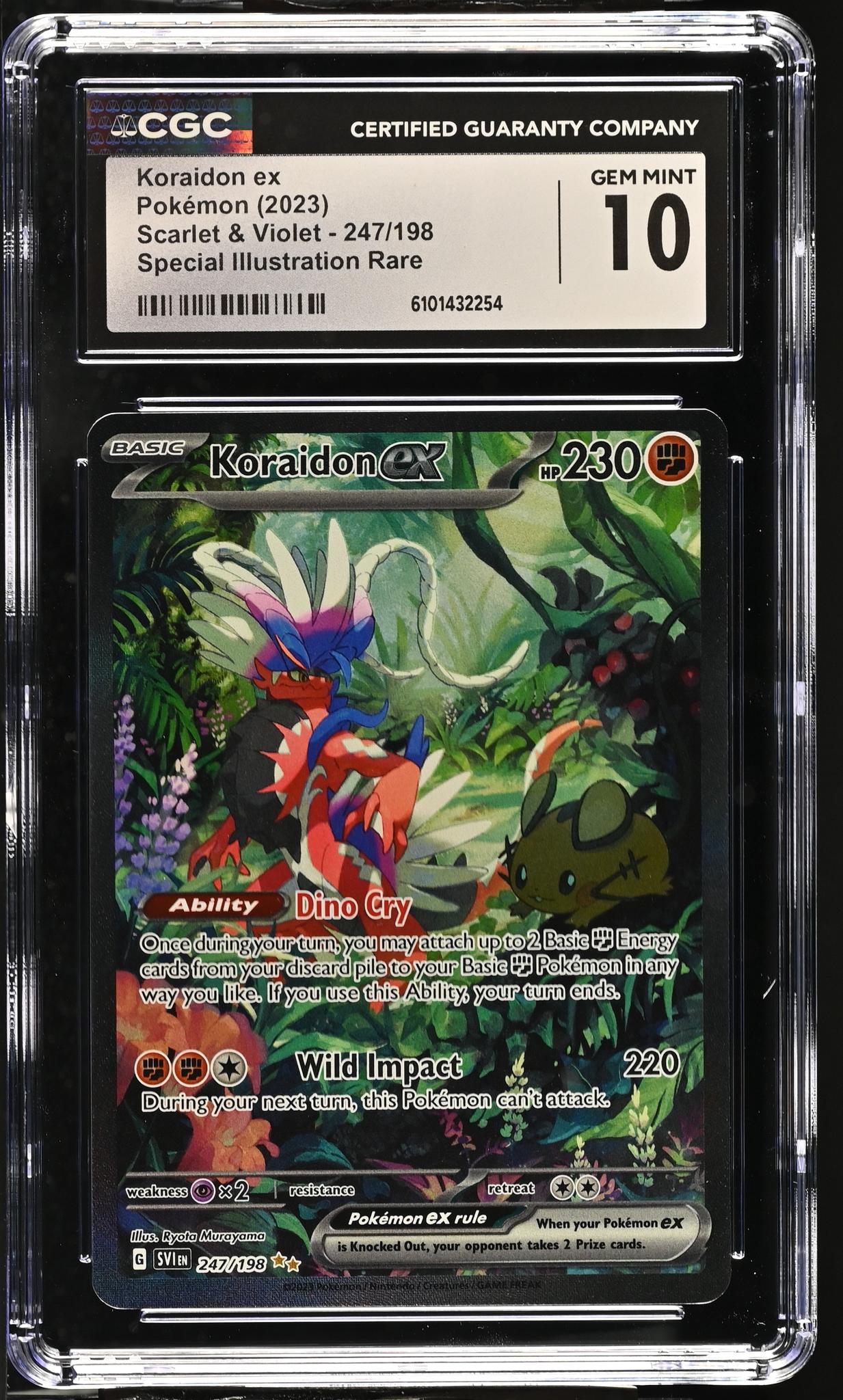 2023 Scarlet & Violet #247/198 Koraidon ex Special Illustration Rare CGC 10
