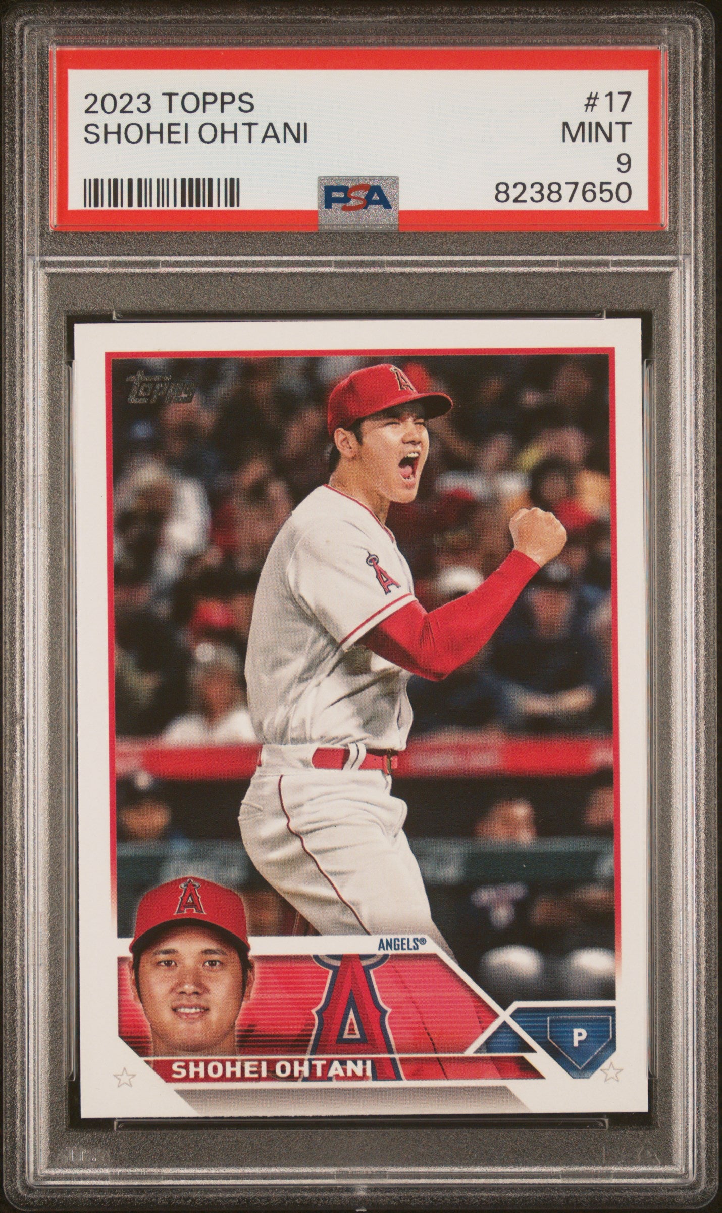 2023 Topps Shohei Ohtani #17 PSA 9